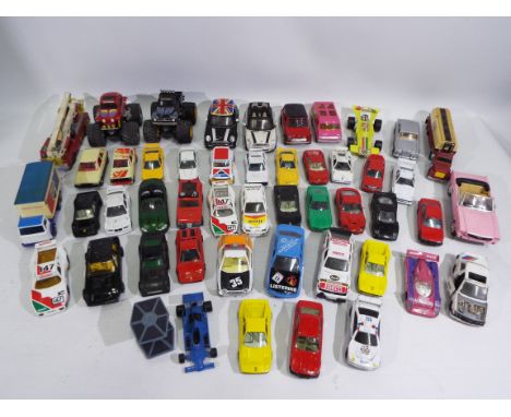 Corgi - Matchbox - Polistil - Matchbox - 45 x unboxed vehicles in several scales including Mini Cooper, Chevrolet Corvette, A