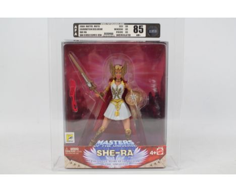 MOTU - Mattel - Convention Exclusive - She-Ra - San Diego Comic Con. A Graded MOTU She-RA (Boxed and Cased) 2004 Mattel from 