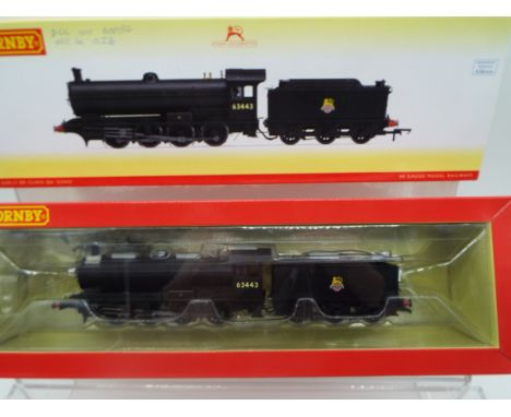 Hornby - an OO gauge DCC fitted model 0-8-0 locomotive and tender running no 63443 'King George V', class Q6, BR black livery