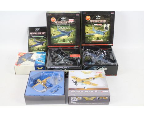 Corgi, Corgi Aviation Archive - Four boxed 1:72 scale diecast model aircraft. Lot consists of Corgi 'Battle of Britain' 49201