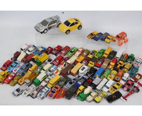 Corgi - Matchbox - Hot Wheels - Majorette - Approximately 80 x models including Escort Cabriolet x 2, Toyota Hilux Pickup, Tr