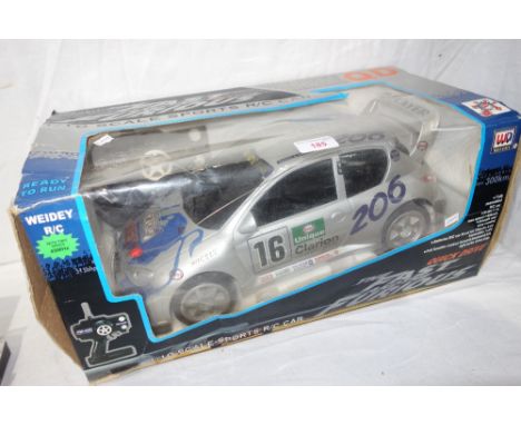 WEIDEY; A 1/10 SCALE REMOTE CONTROL SPORTS CAR (boxed) 