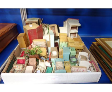 A COLLECTION OF VINTAGE DOLL'S HOUSE FURNITURE, circa 1930s (and later)