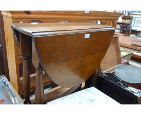 A PINE KITCHEN TABLE with benches, a Victorian style pine open wall shelf and a small gateleg table