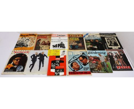 Seven theatre/show programmes, 1960s-1970s, including The Sleeping Beauty with cover signed by Eric Morecambe; a quantity of 
