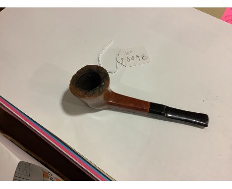 Eric Morecambe's Briar pipe stamped Charatan's London Supreme, black tip, undulating bowl edge  Eric was awarded Pipe Smoker 