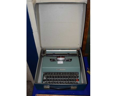 An Olivetti portable typewriter