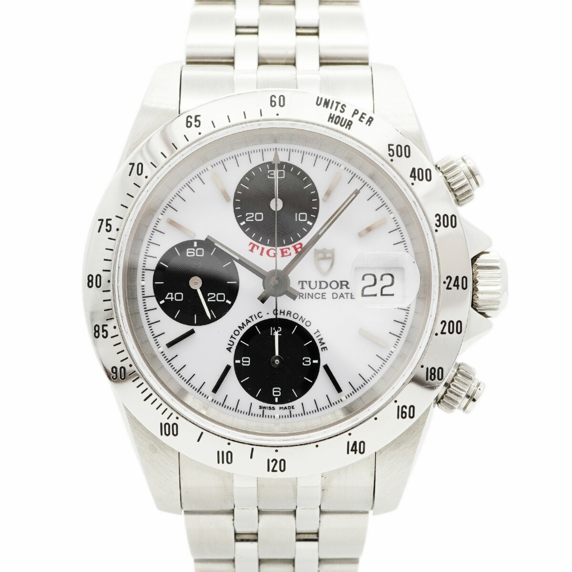 Tudor Chronotime Tiger 79280 White Dial Men\'s Watch