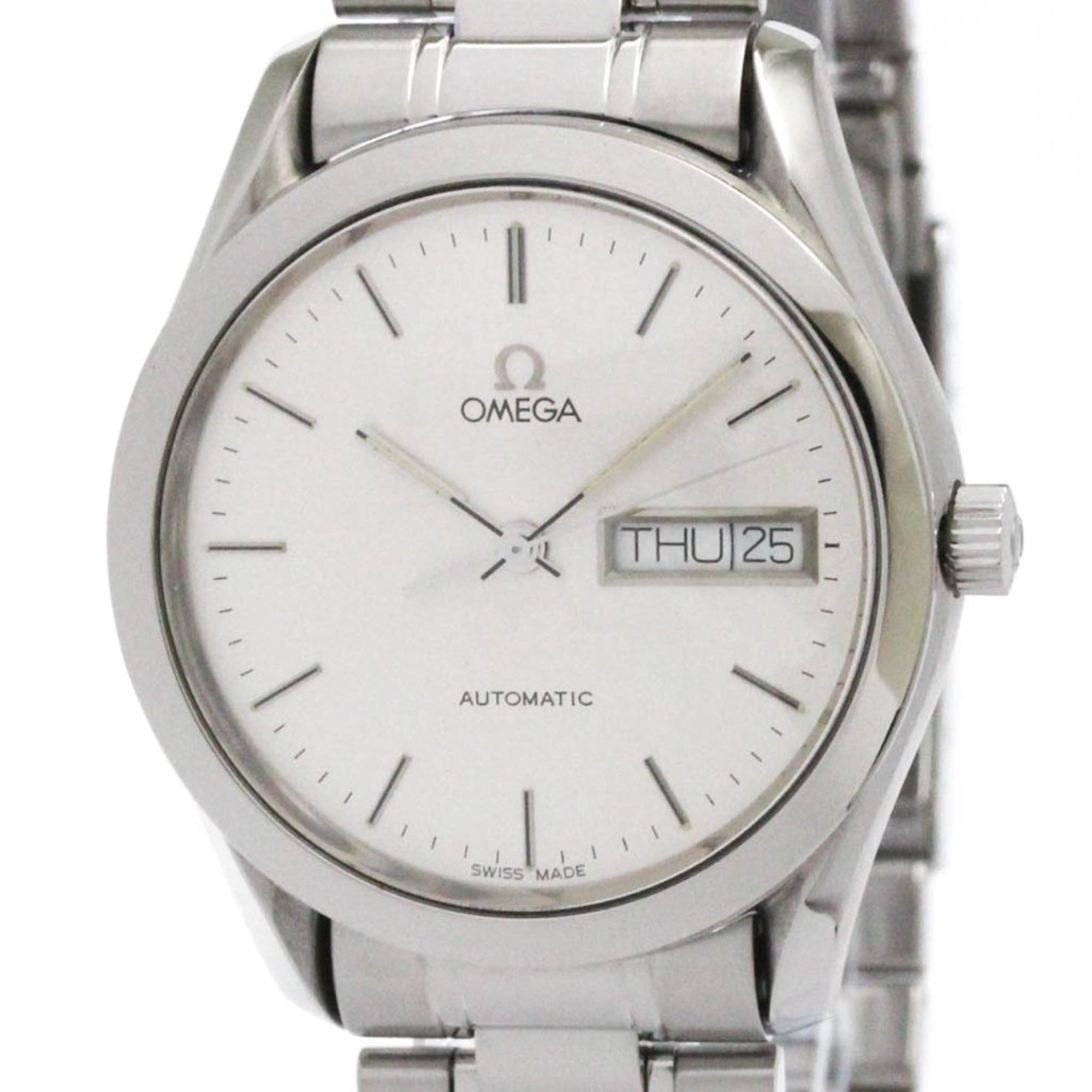 OMEGA Classic Day Date Steel Automatic Mens Watch 5122.31 Polished