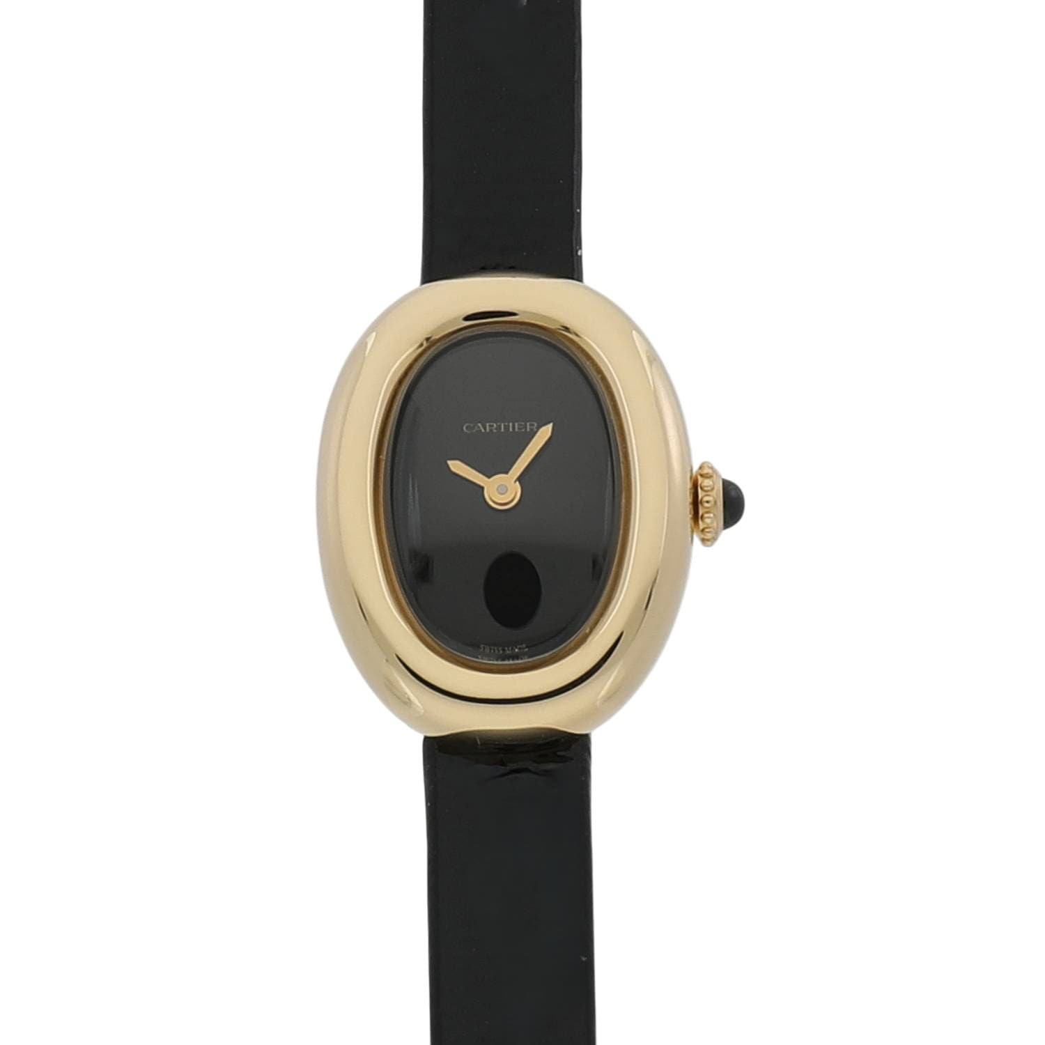 [NEW] CARTIER BAIGNOIRE WATCH MINI WGBA0040 BLACK Watch Ref: WGBA0040