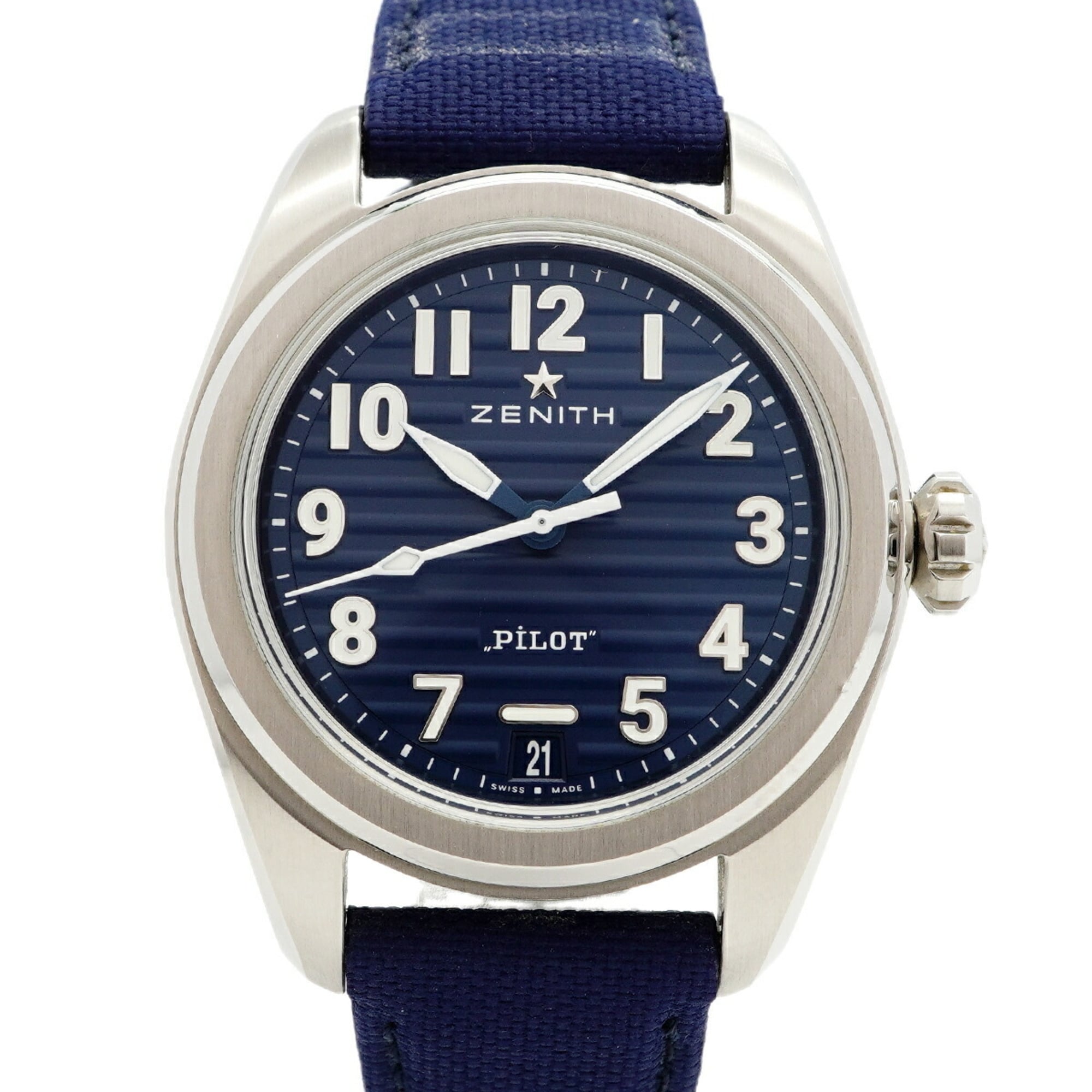Zenith Pilot 03.4000.3620 Blue Dial Men\'s Watch