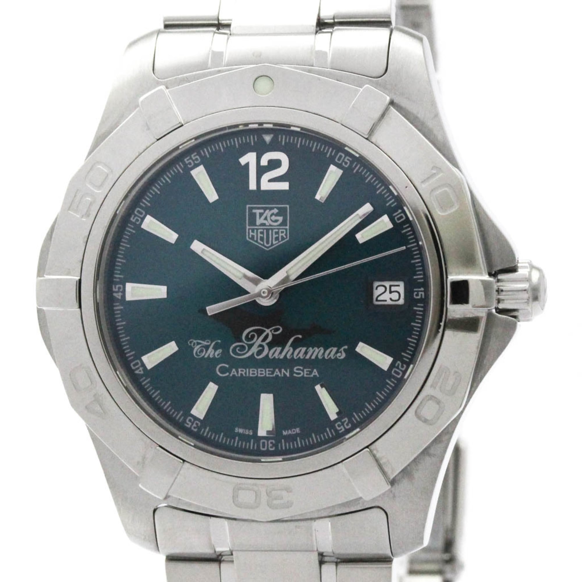 TAG HEUER Aquaracer Bahamas Caribbean Limited Watch WAF211R Polished