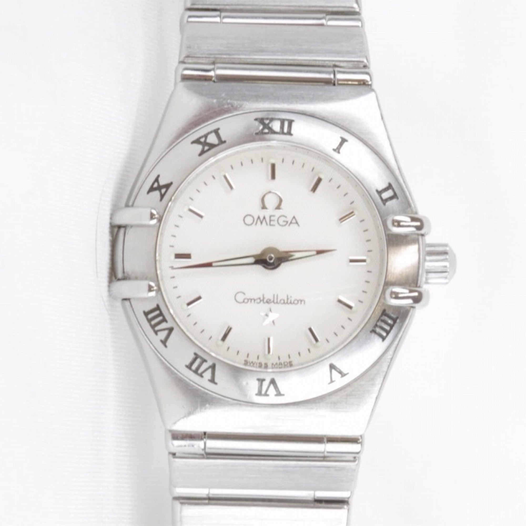 OMEGA Constellation 1562.30 Quartz Battery-Powered Stainless Steel Watch with Silver and White Dial