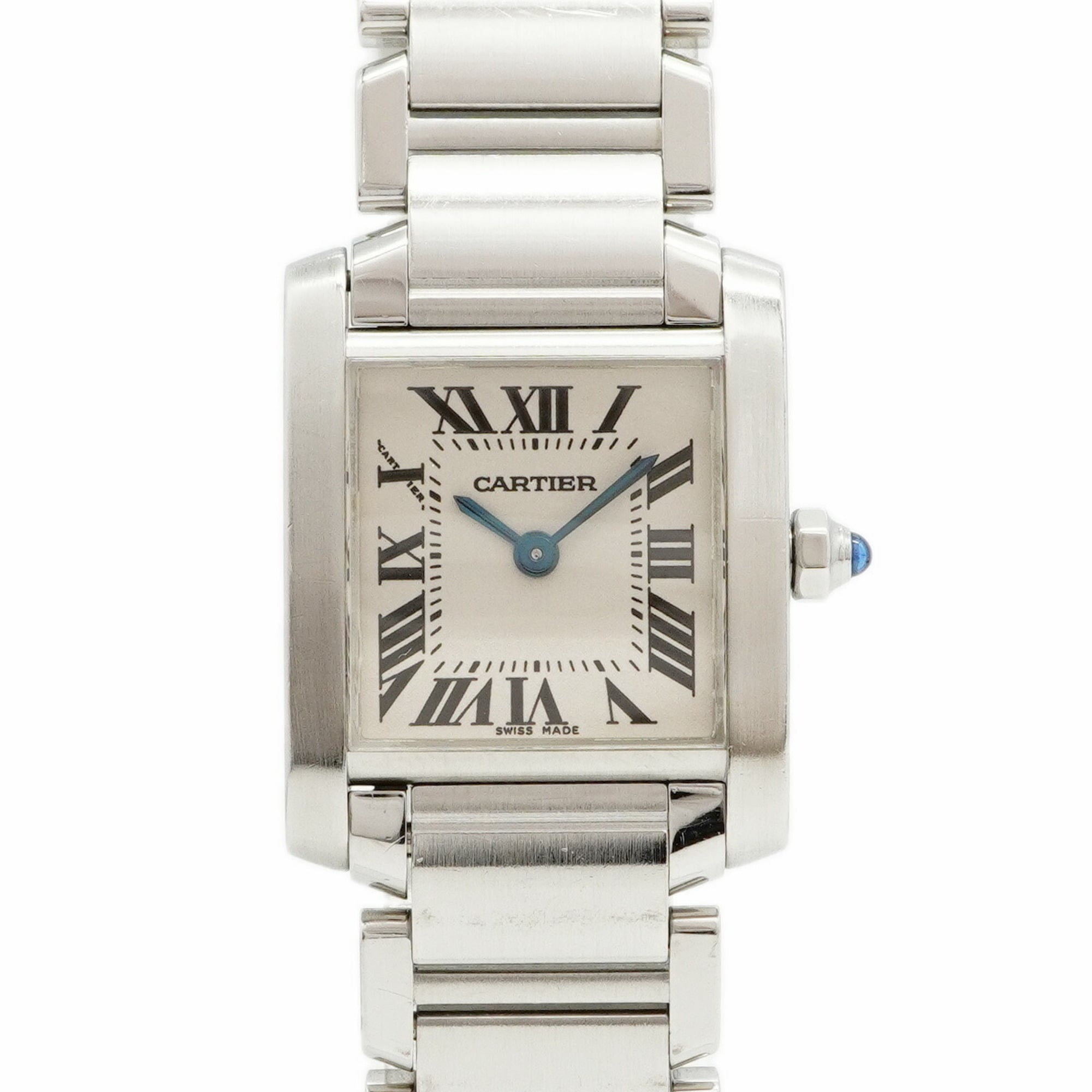 Cartier Tank Franaise SM W51008Q3 Ivory Dial Women\'s Watch