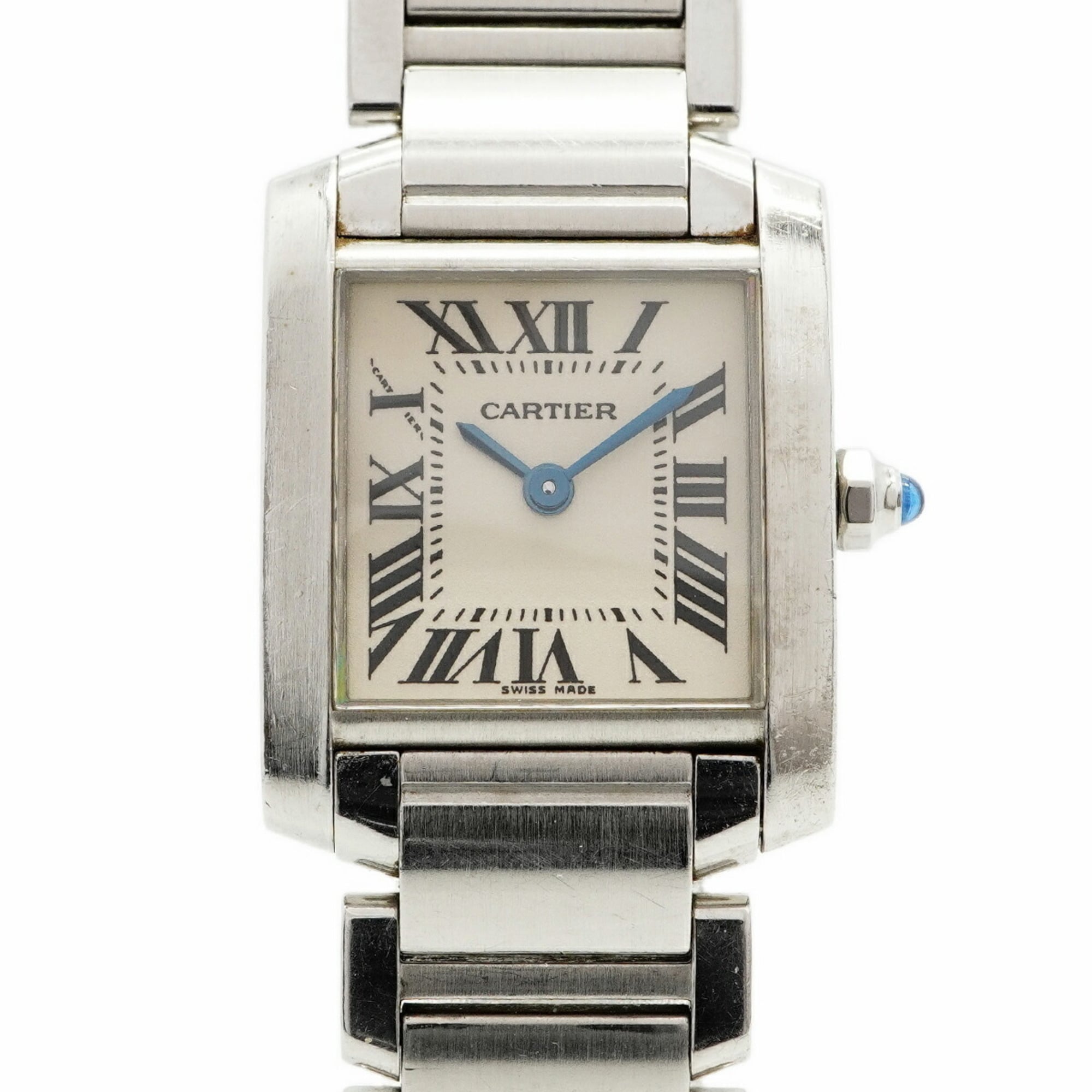 Cartier Tank Franaise SM W51008Q3 Ivory Dial Women\'s Watch