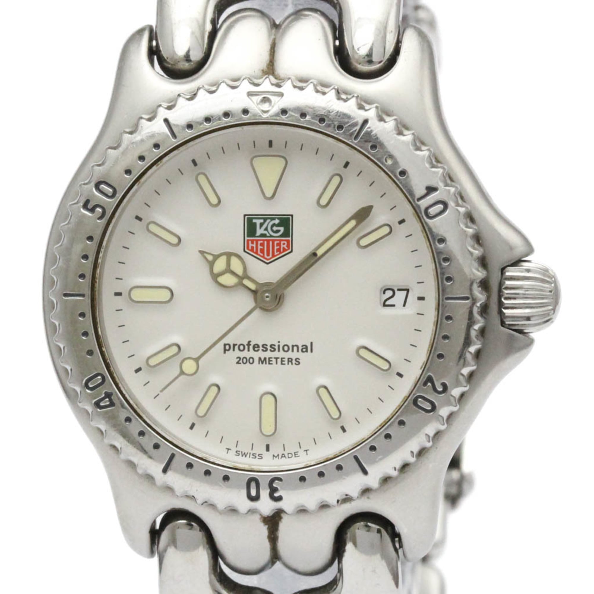 TAG HEUER Sel Professional 200M Stainless Steel Mid Size Watch S99.013 Polished