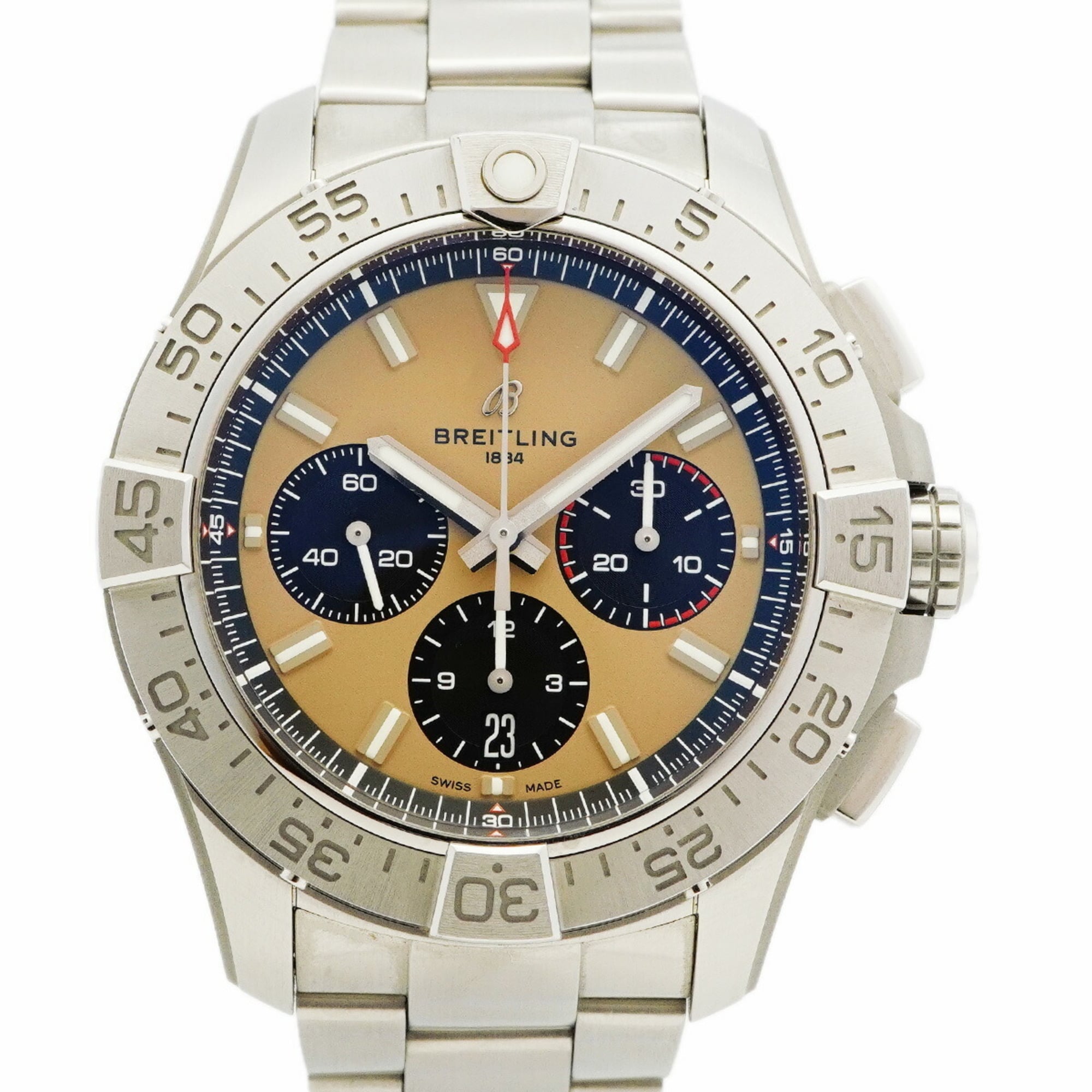 Breitling Avenger AB0147 Beige Dial Men\'s Watch