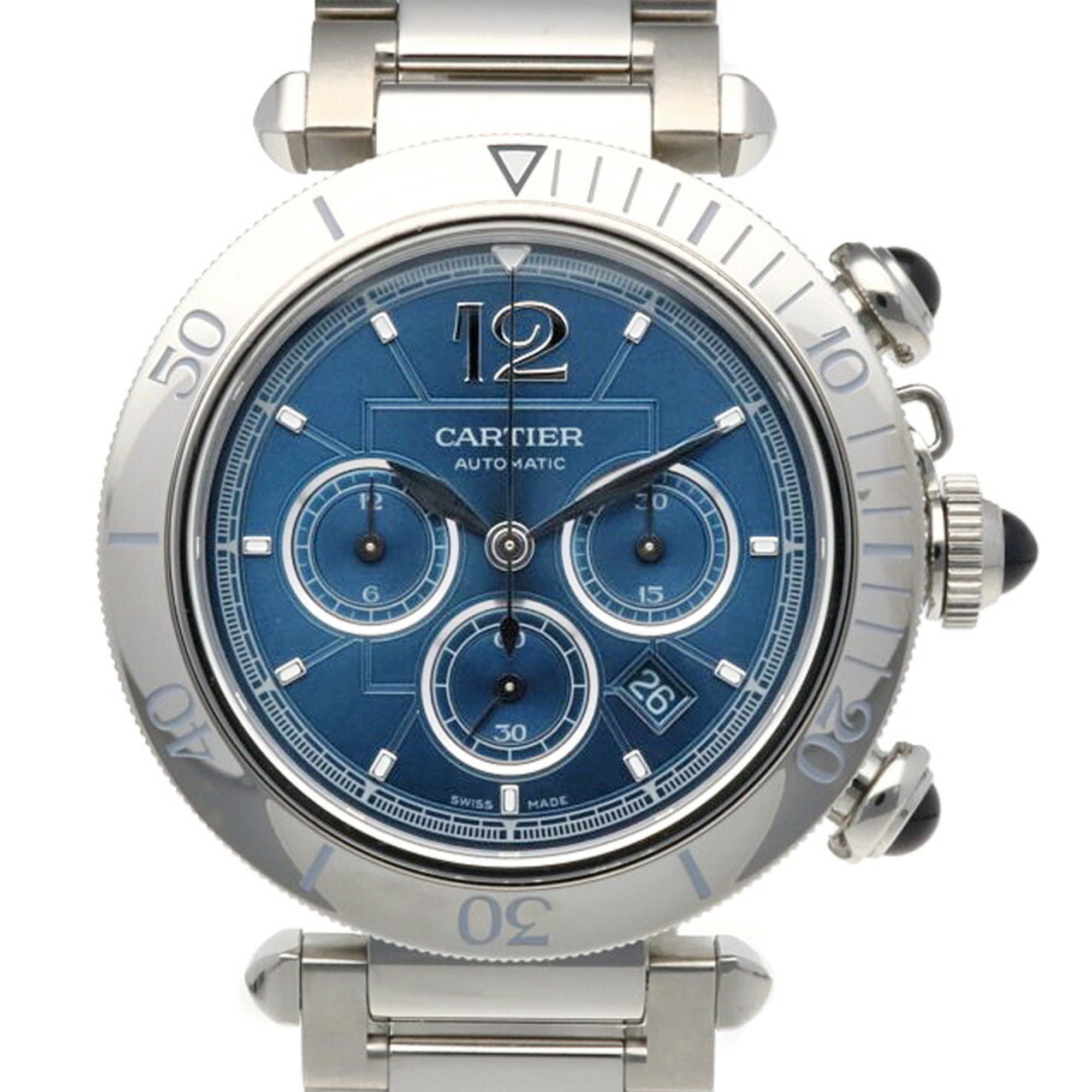 Cartier Pasha de Watch, Stainless Steel WSPA0039, Automatic, Men\'s, CARTIER