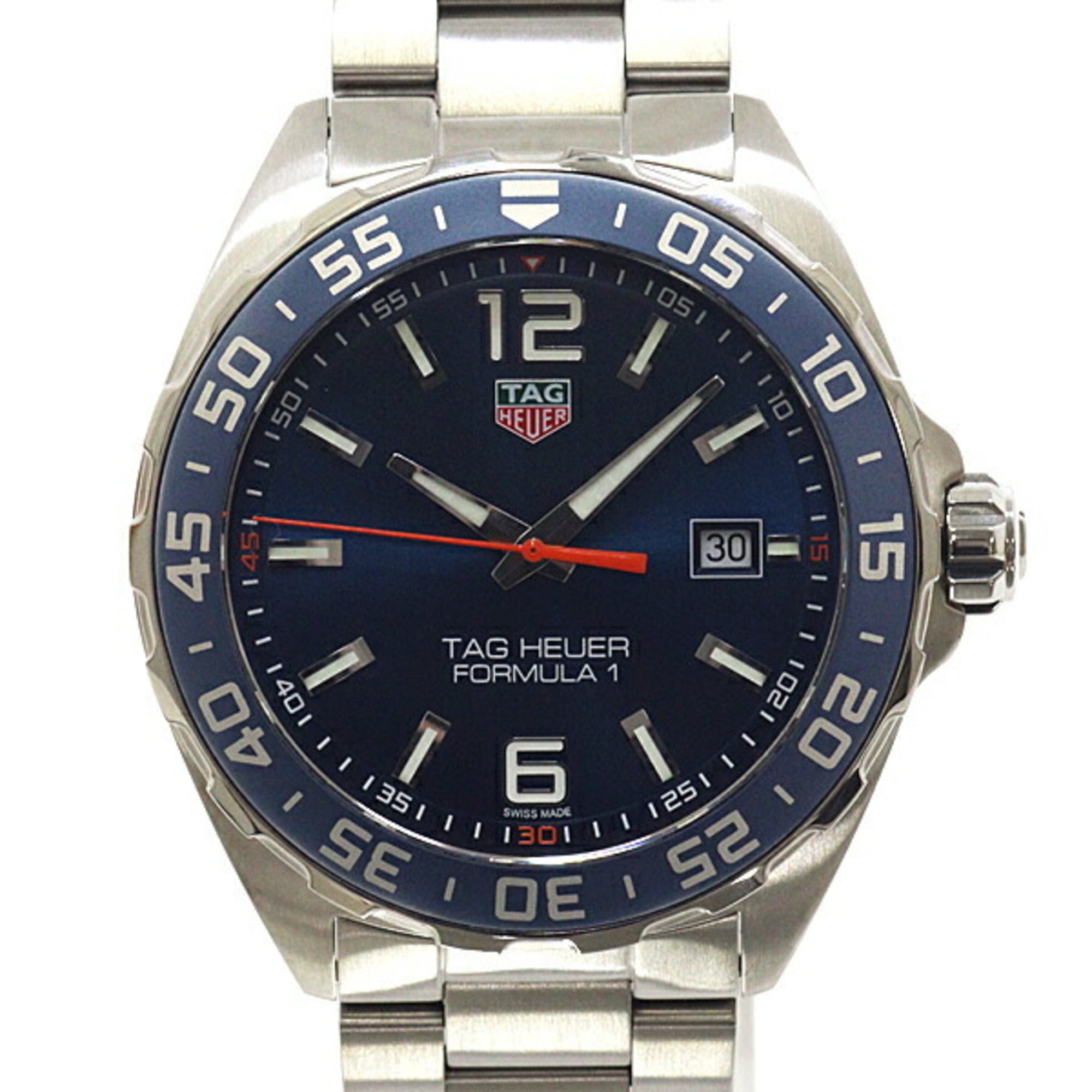 TAG Heuer Men\'s Watch Formula 1 WAZ1010 Blue Dial Quartz Finished