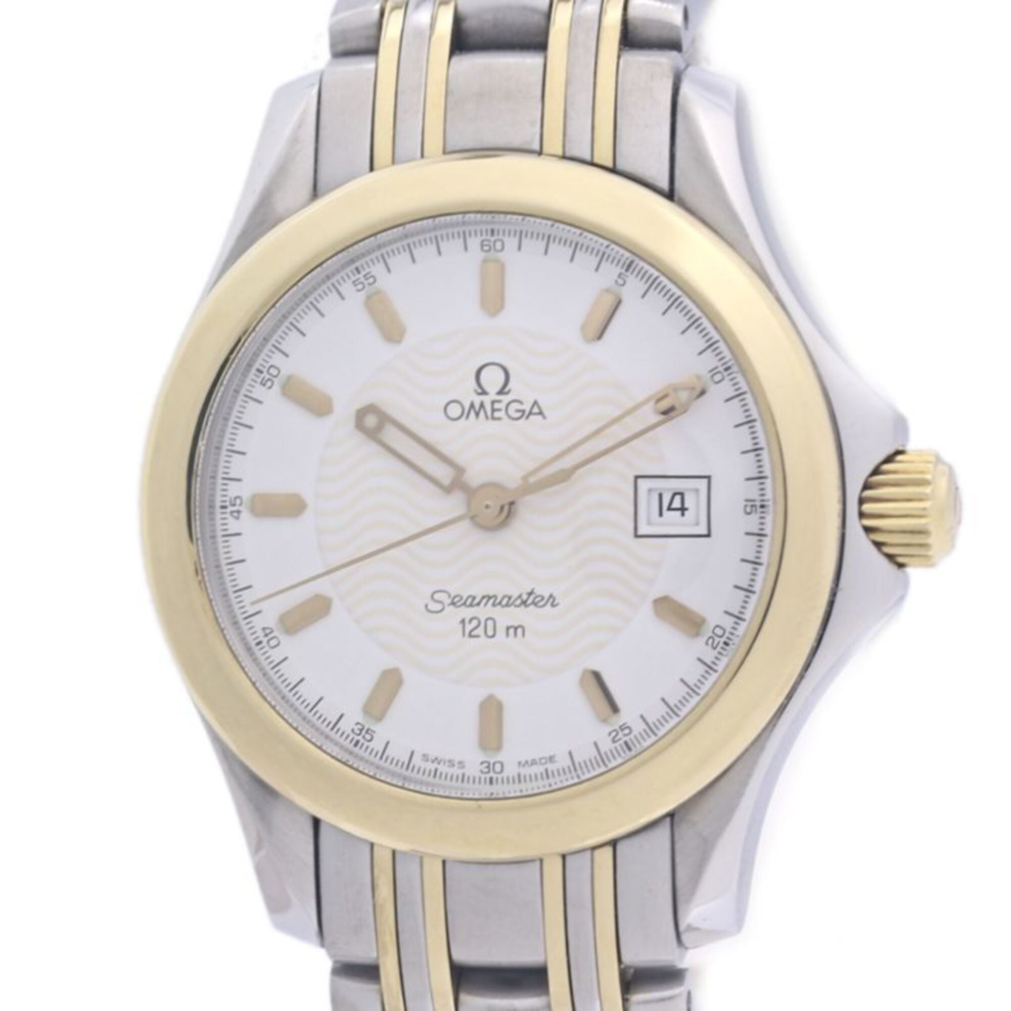 OMEGA Seamaster 120m Date 2371.21.00 Women\'s Watch K18YGxSS 40314