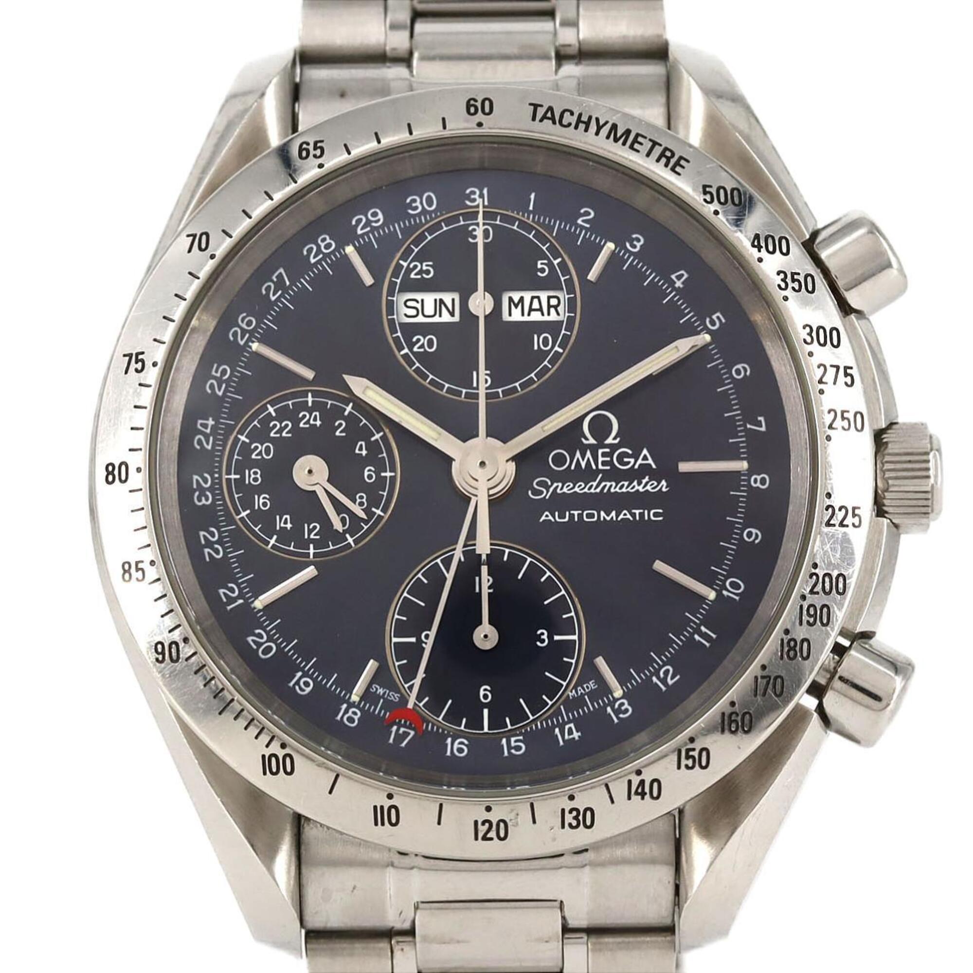 Omega Speedmaster Day-Date 3521.80 Stainless Steel Automatic Watch