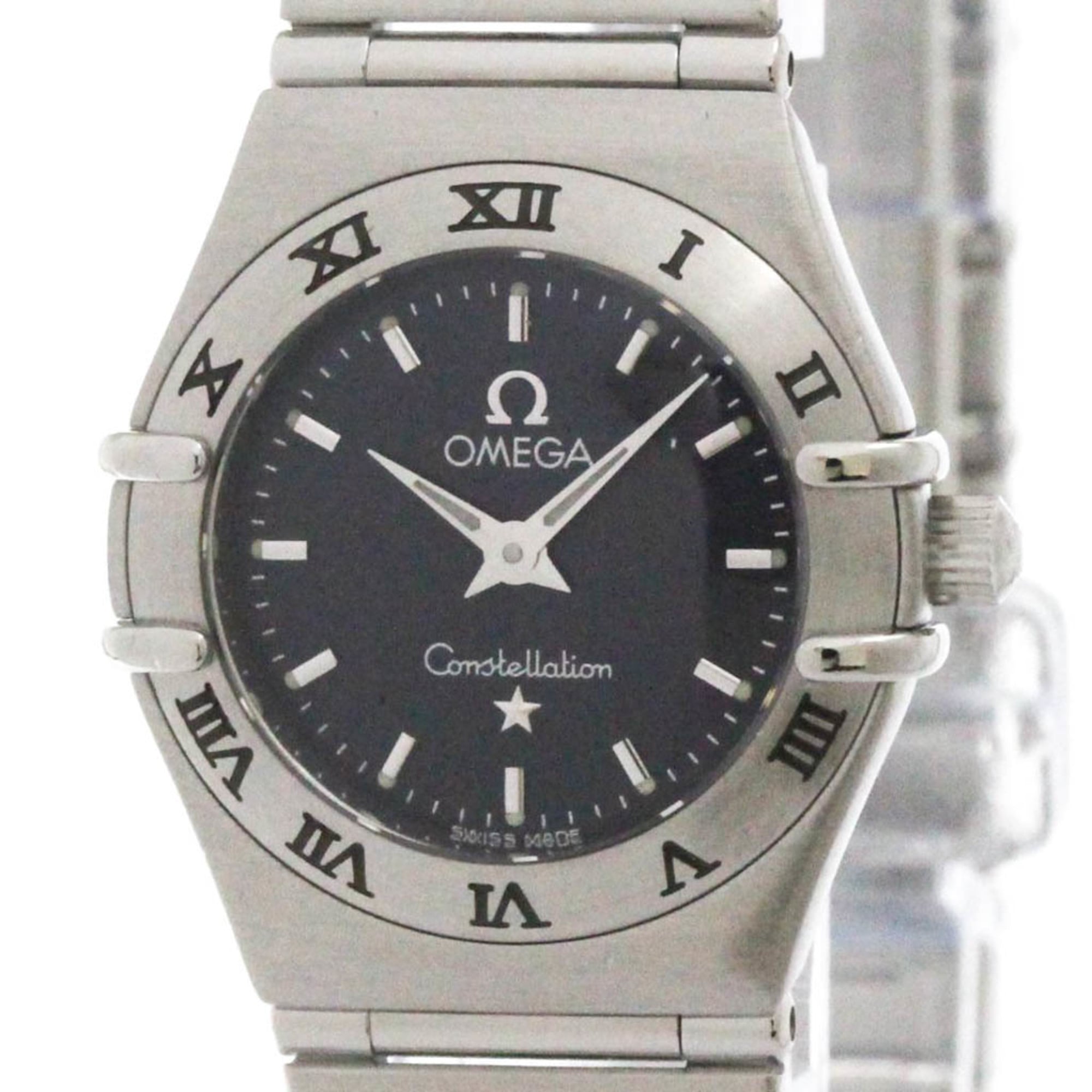 OMEGA Constellation Steel Quartz Ladies Watch 1562.40 Polished