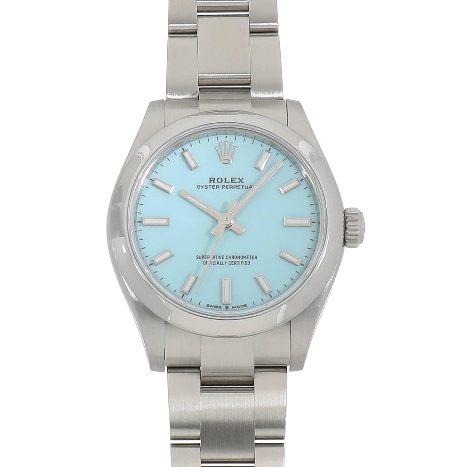 2020 [USED] ROLEX OYSTER PERPETUAL 31 277200 TURQUOISE BLUE Watch Ref: 277200