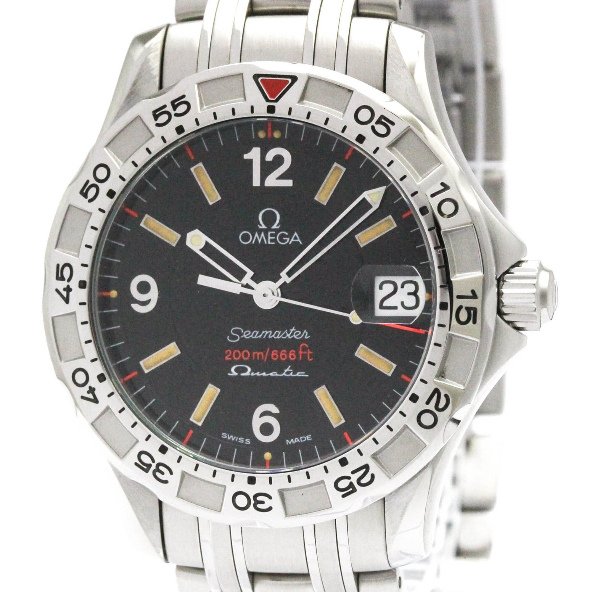 OMEGA Seamaster Omegamatic Auto Quartz Limited Watch 2516.50 Polished