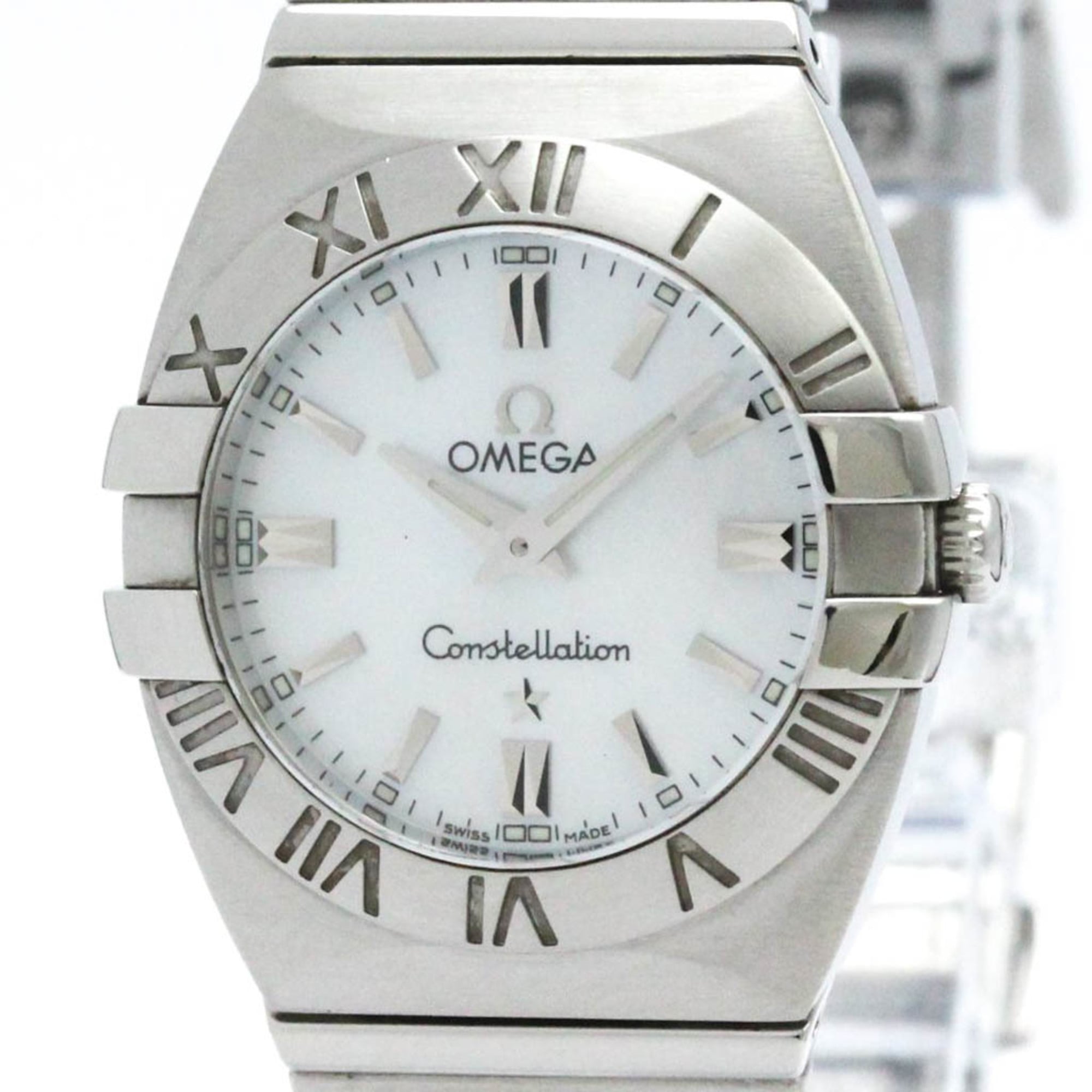 OMEGA Constellation Double Eagle MOP Dial Steel Quartz Watch 1581.70