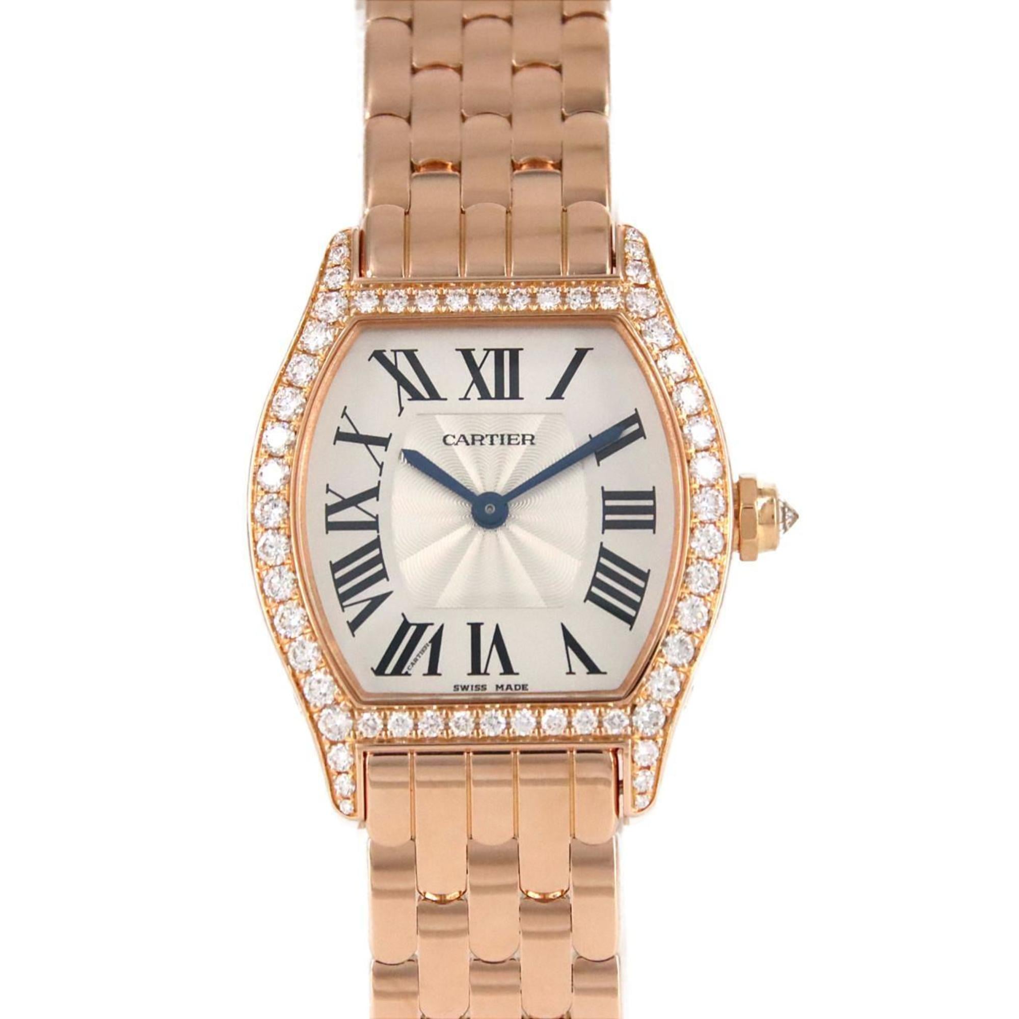 Cartier Tortue SM PG D WA501010 PG/RG Wristwatch, manual winding