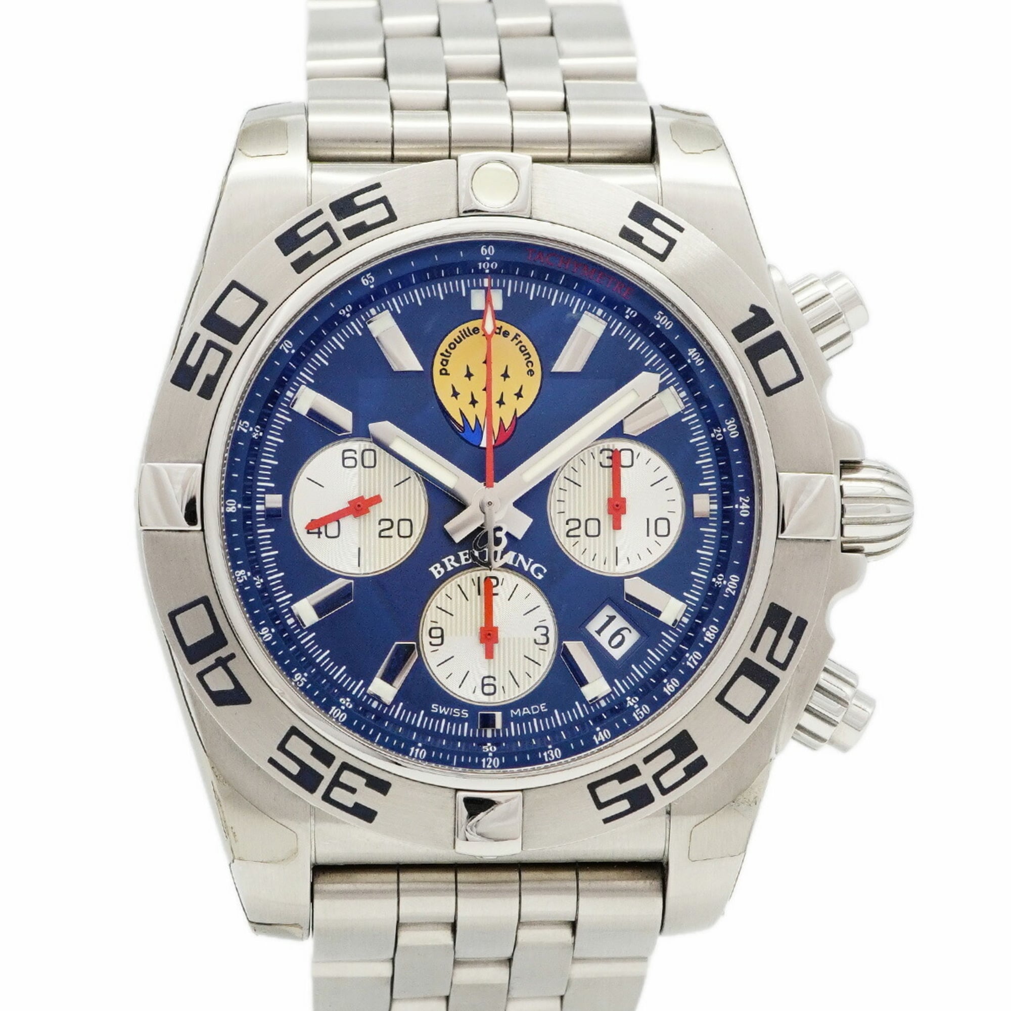 Breitling Chronomat 44 AB0110 Navy Dial Men\'s Watch