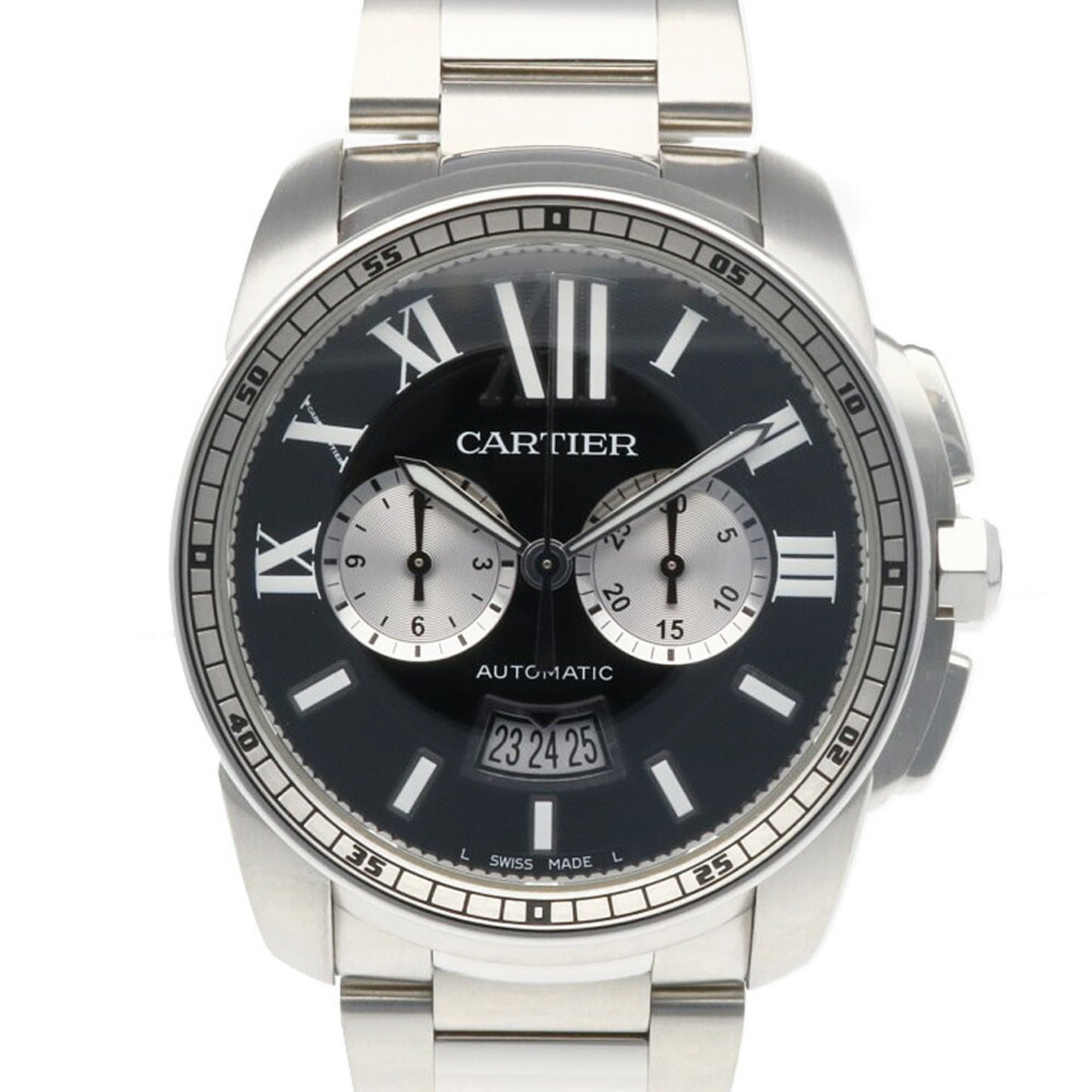 Cartier Calibre de Watch, Stainless Steel 3578 Automatic, Men\'s, Overhauled