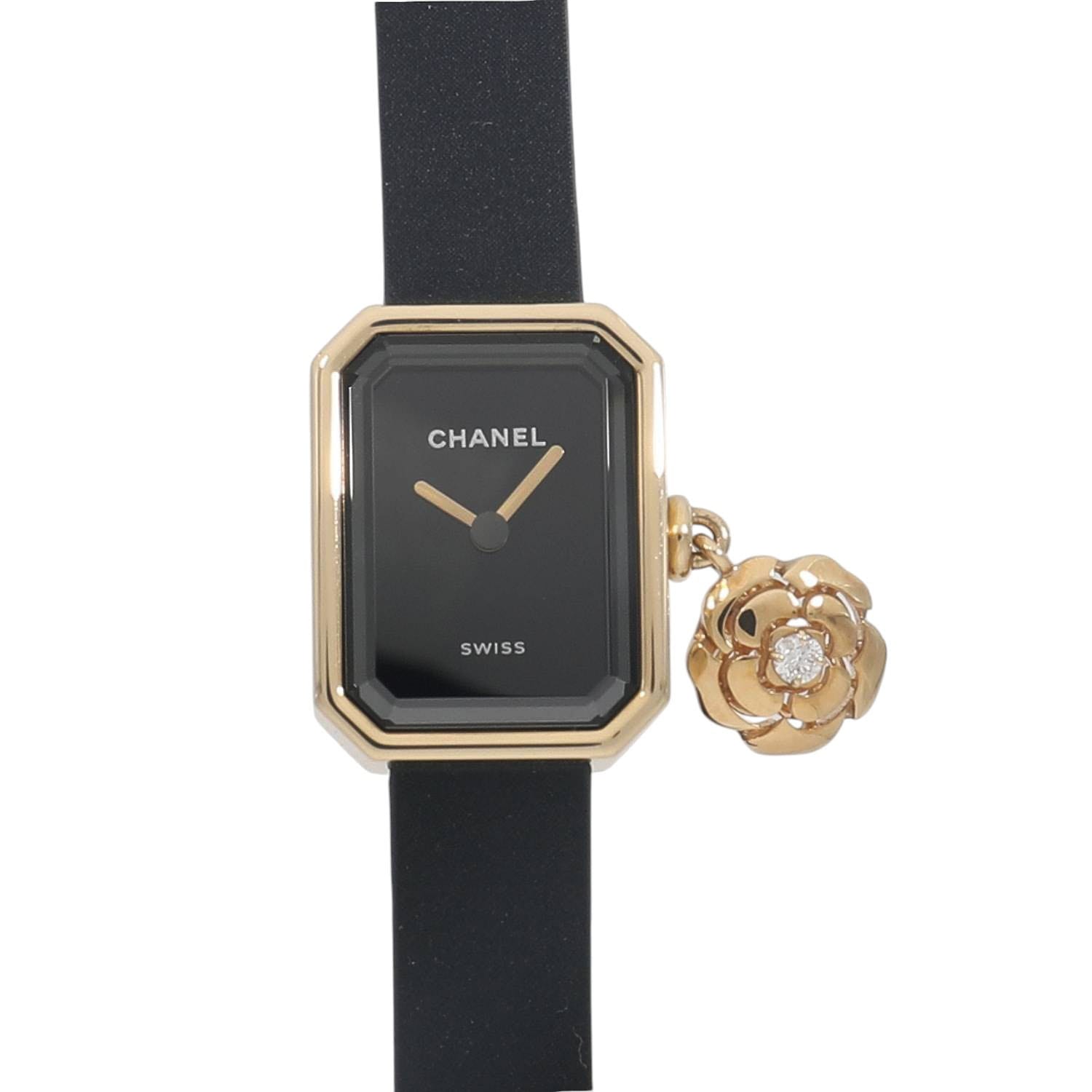 2022 [USED] CHANEL PREMIERE CAMELLIA COLLECTION 1000PCS LIMITED EDITION H6361 BLACK Watch Ref: H6361
