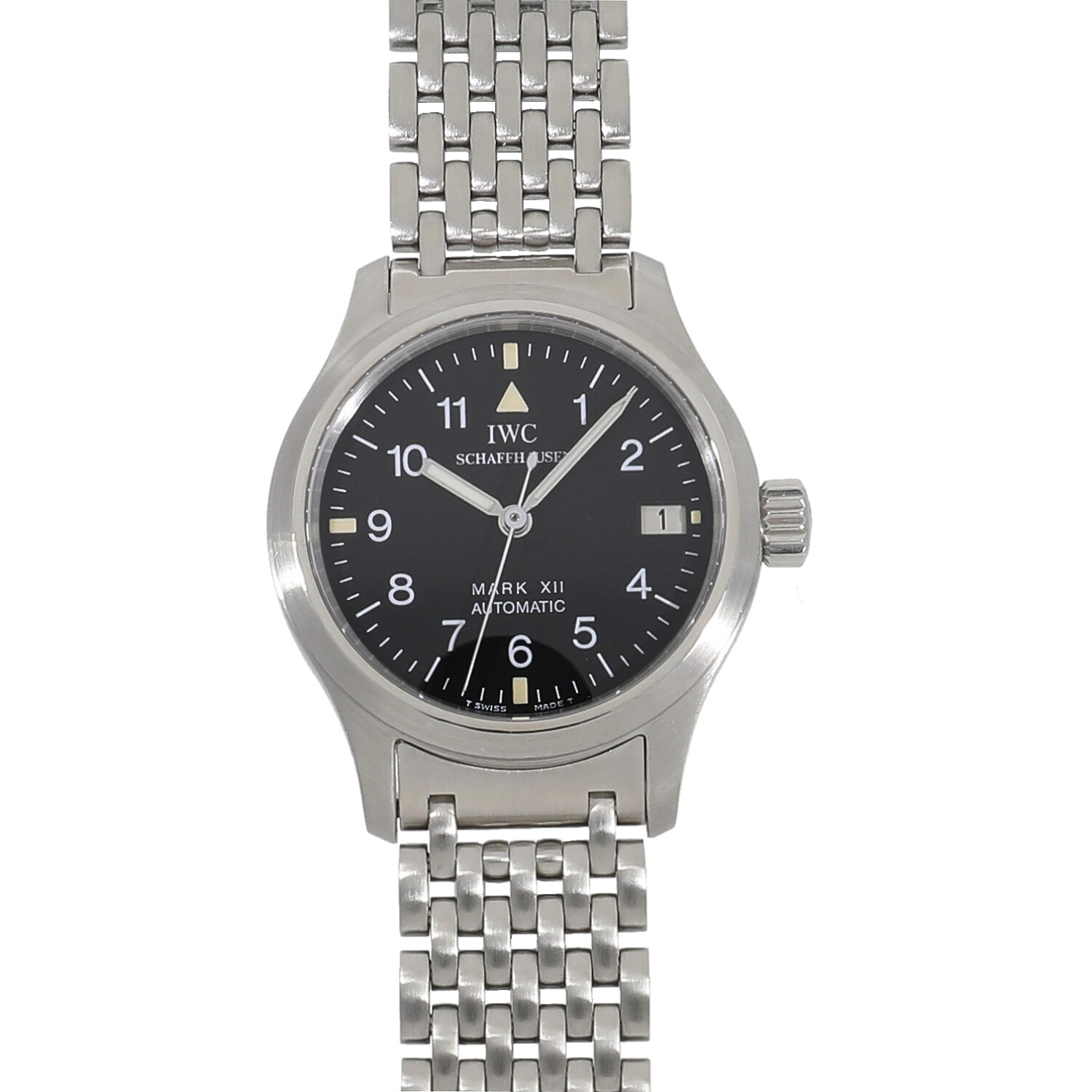 [USED] IWC PILOT WATCH MARK XII IW442102 BLACK Watch Ref: IW442102