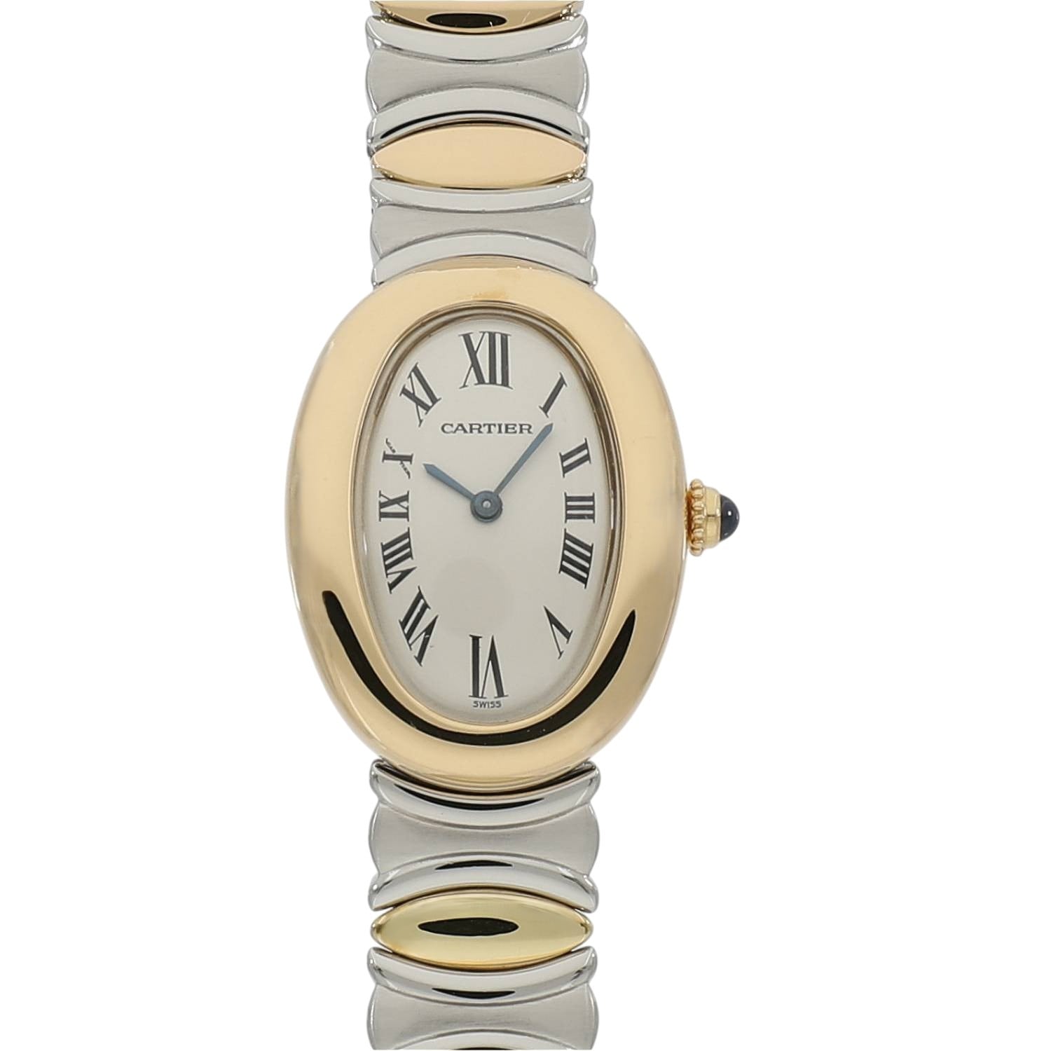 [USED] CARTIER BAIGNOIRE 1920 BELLE EPOQUE W40002F2 SILVER Watch Ref: W40002F2