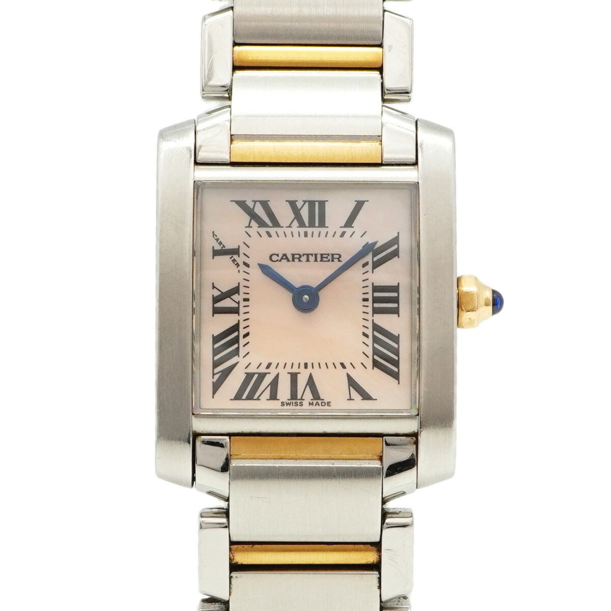 Cartier Tank Franaise SM W51027Q4 Pink Dial Women\'s Watch