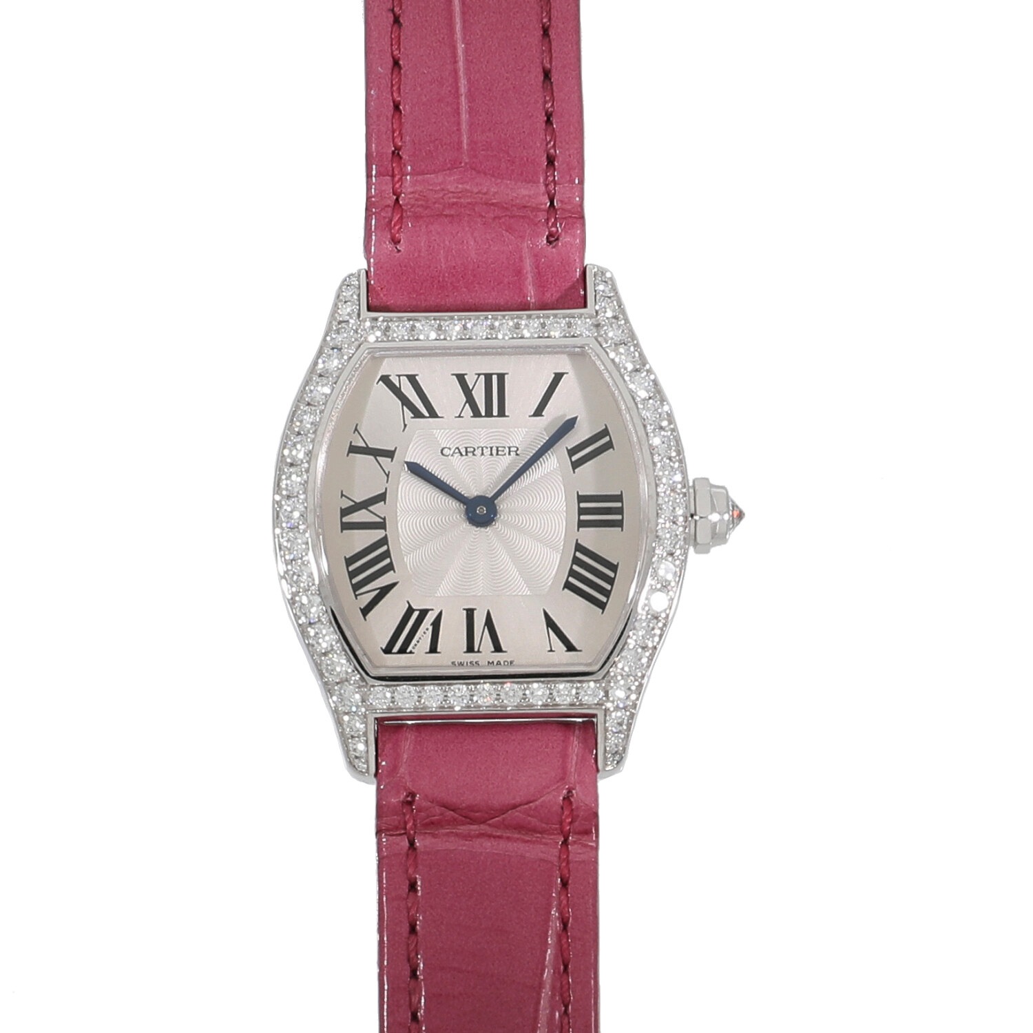 2024 [LNIB] CARTIER SM TORTUE SM WA501007 SILVER Watch Ref: WA501007