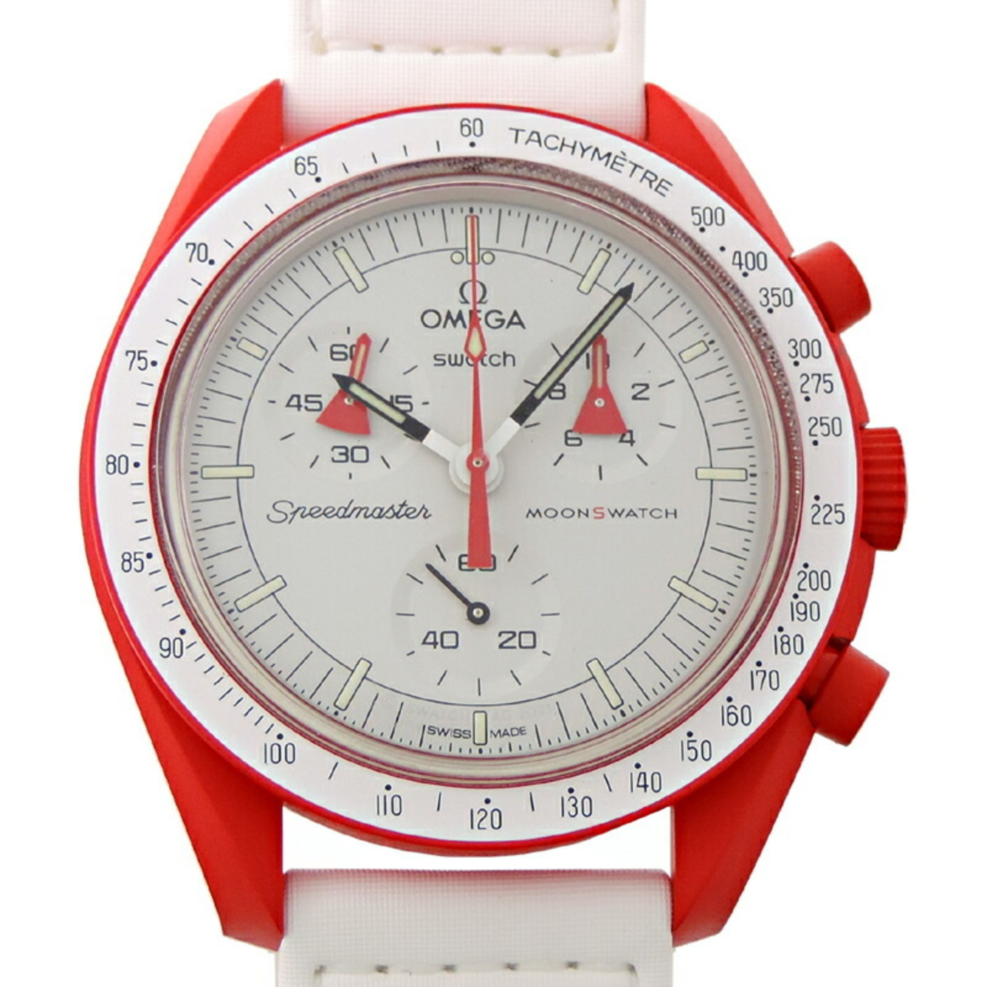 SWATCH x OMEGA Moon Mission to Mars Women\'s and Men\'s Watch SO33R100