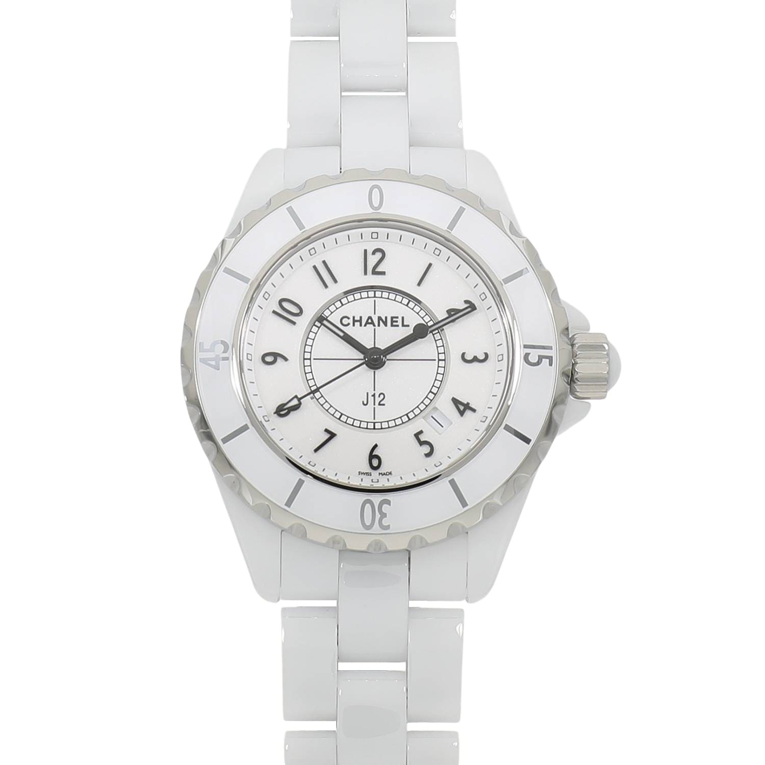 [USED] CHANEL J12 H0968 WHITE Watch Ref: H0968