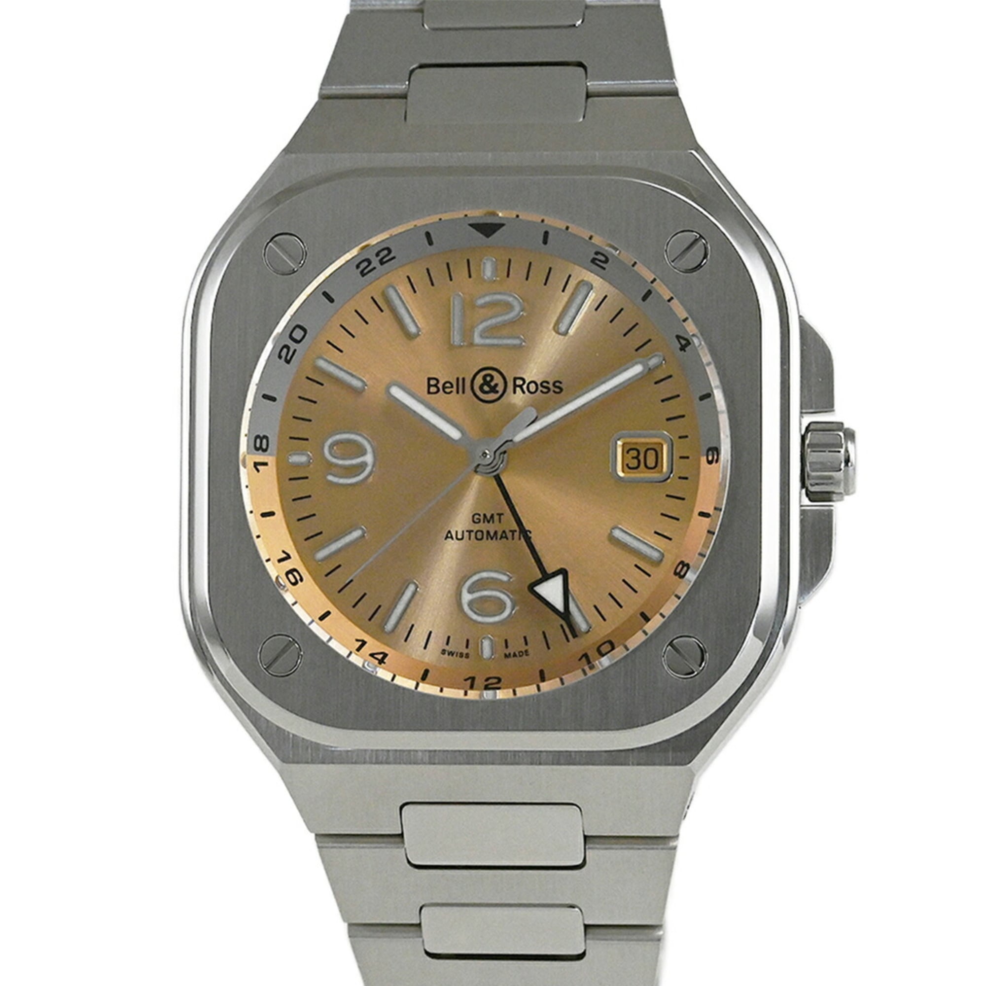 Bell & Ross BR 05 GMT Amber Watch, Japan Limited Edition (99 pieces), BR05G-CH-ST SST