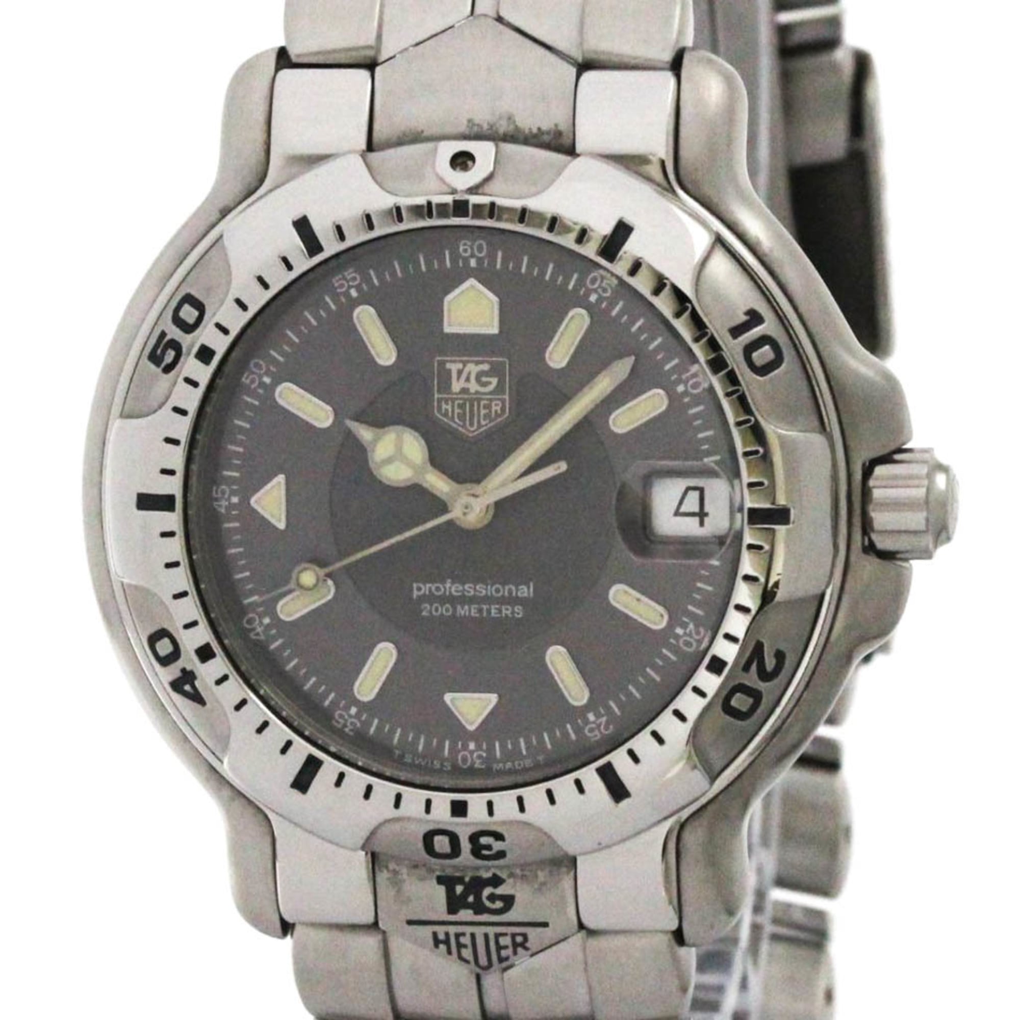 TAG HEUER 6000 Professional 200M Quartz Mens Watch WH1112 Polished
