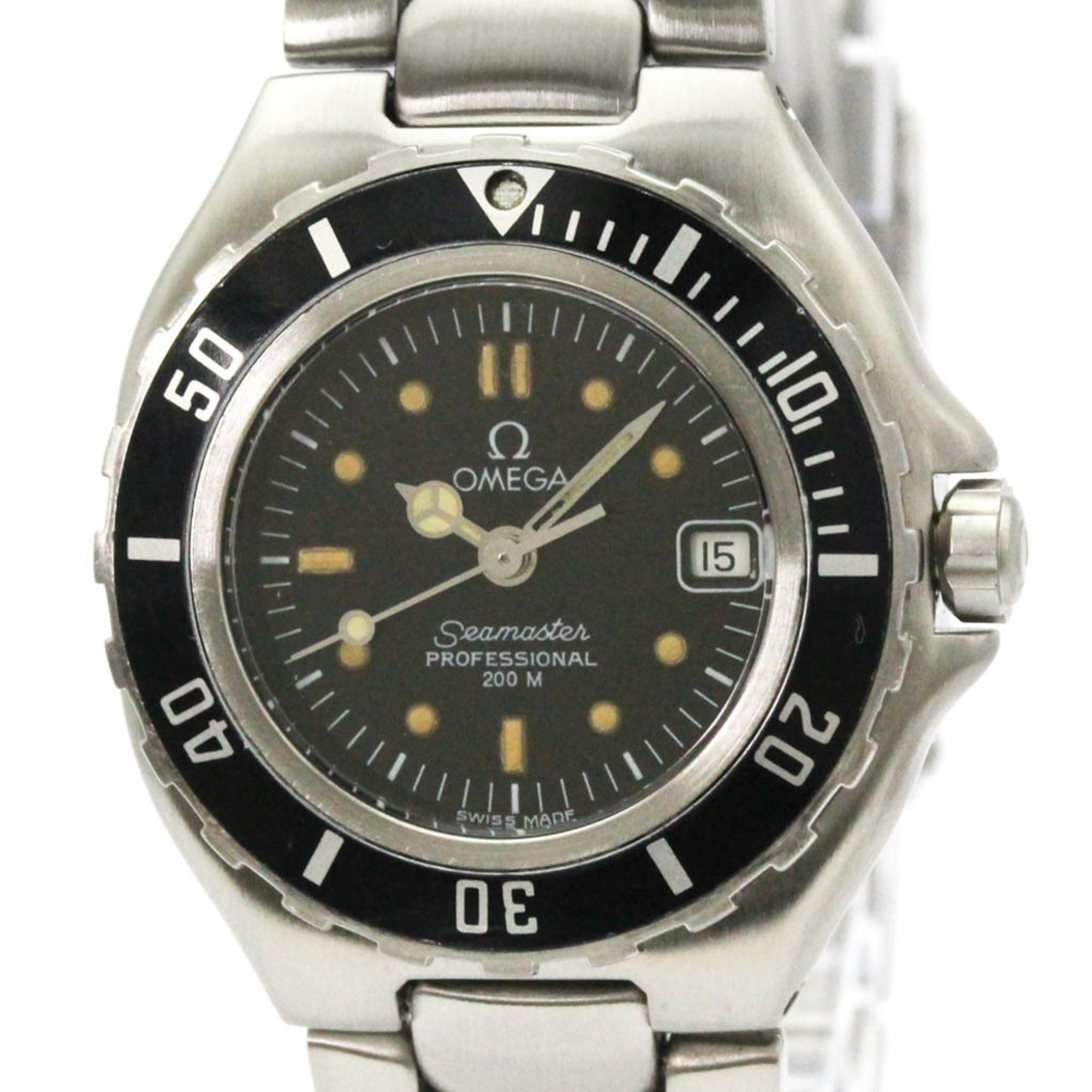 OMEGA Seamaster Professional 200M Steel Quartz Ladies Watch Polished