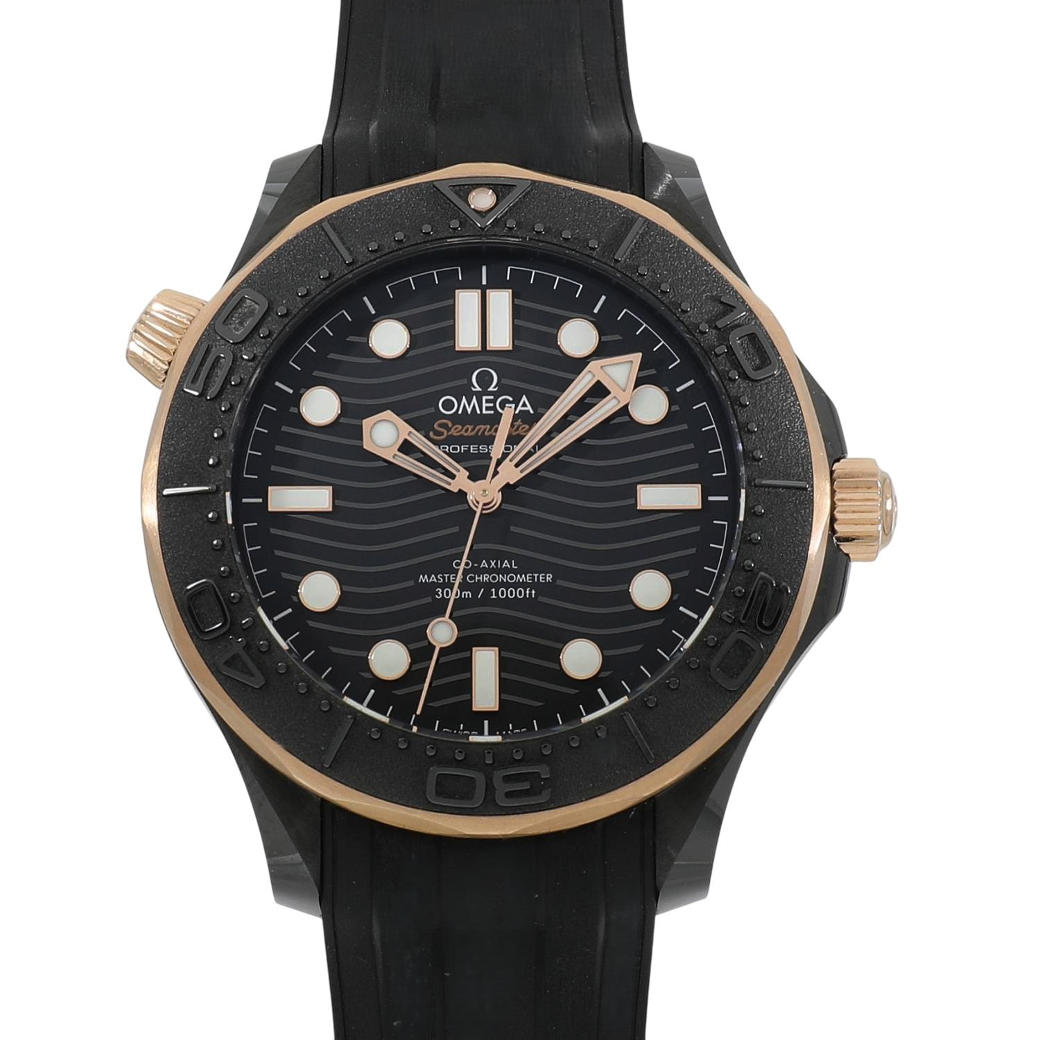2021 [USED] OMEGA SEAMASTER DIVER 300M CO-AXIAL MASTER CHRONOMETER 210.62.44.20.01.001 BLACK Watch R