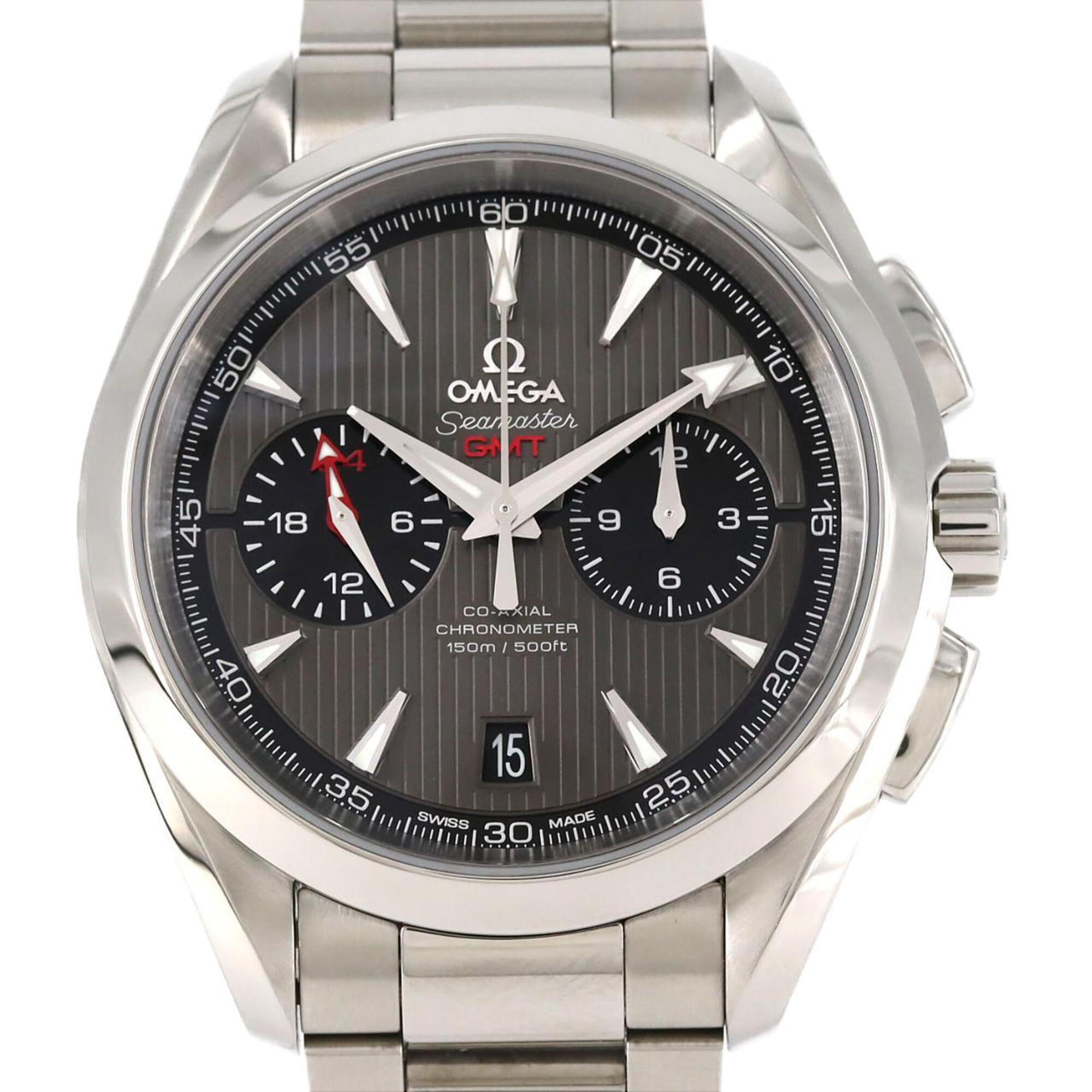 Omega Seamaster Aqua Terra Chronograph GMT 231.10.43.52.06.001 Stainless Steel Automatic Watch