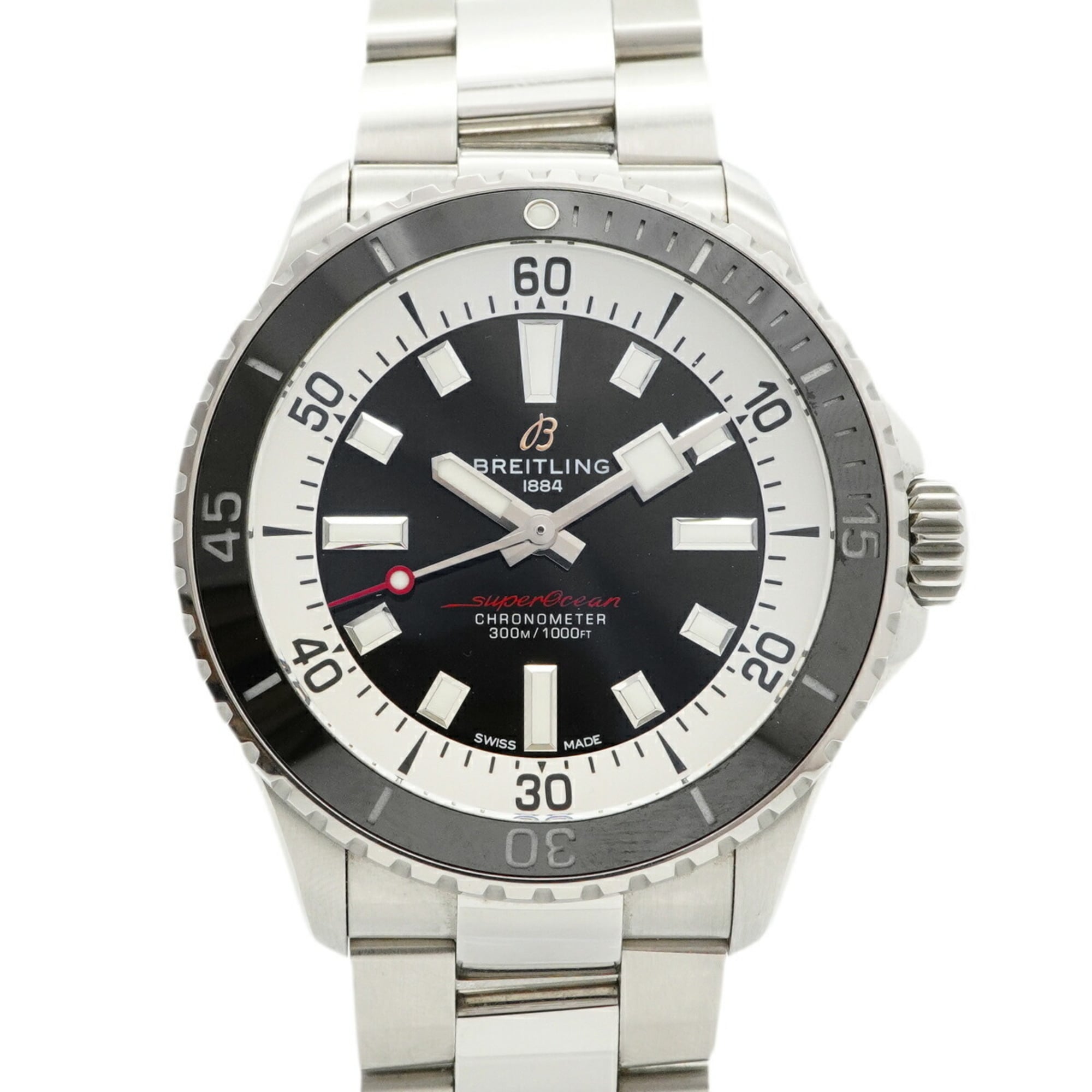 Breitling Superocean A17375 Black Dial Men\'s Watch