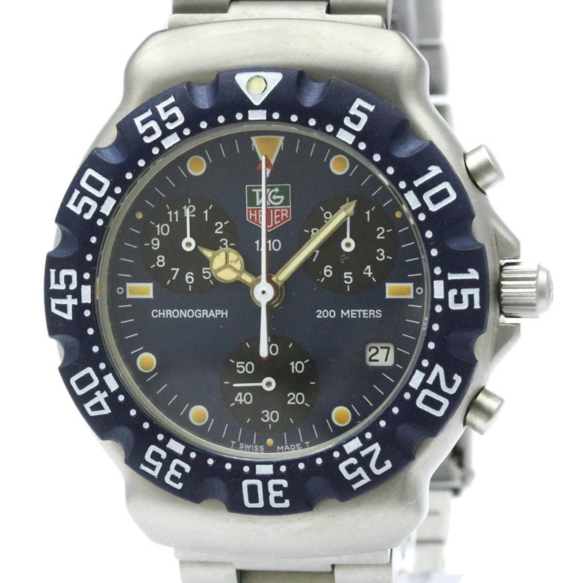 TAG HEUER 2000 Formula 1 Chronograph Steel Quartz Mens Watch CA1210