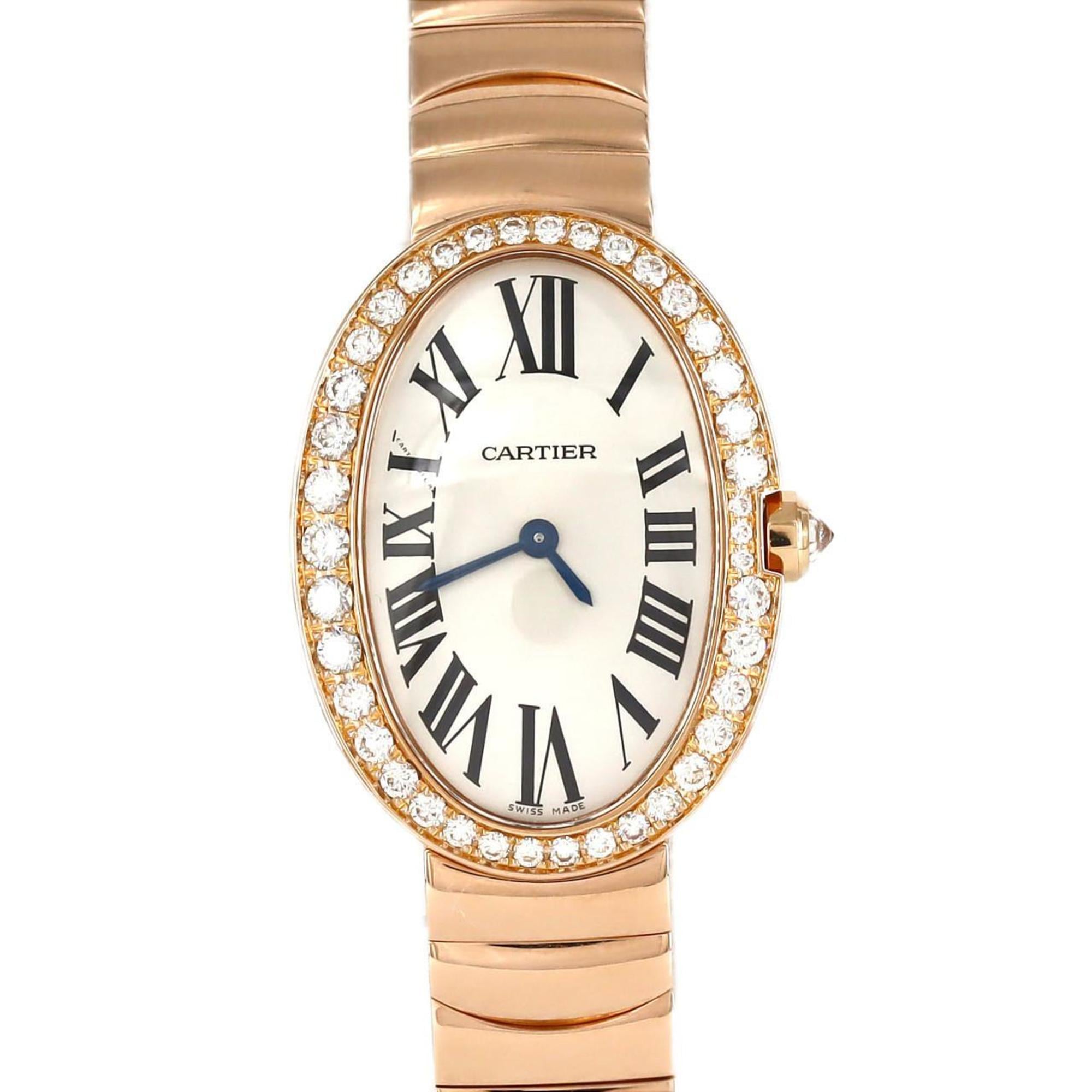 Cartier Baignoire SM PG D WB520002 PG/RG Quartz Watch