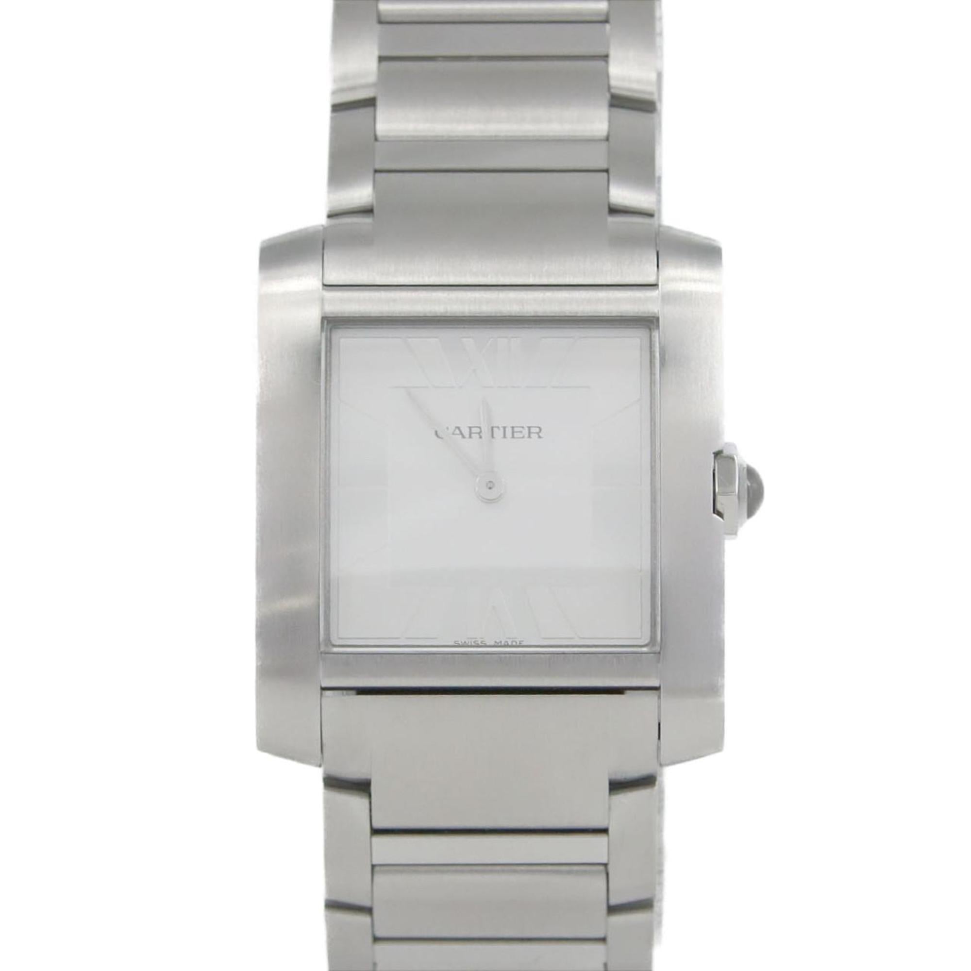 Cartier Tank Franaise MM JAPAN LIMITED WSTA0086 Stainless Steel Quartz Watch