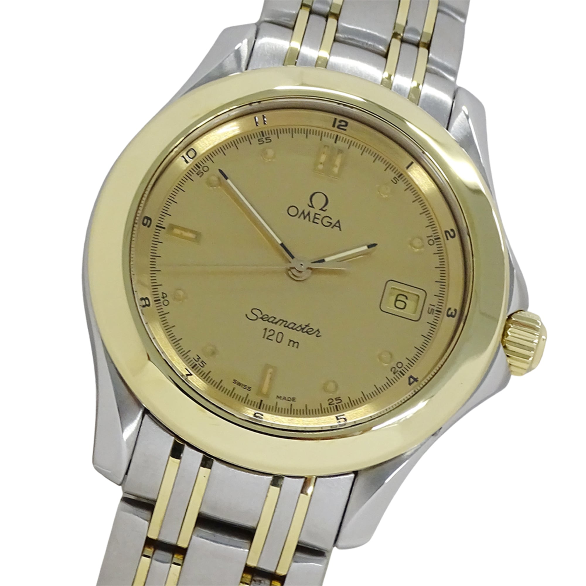 Omega Seamaster 2311.10 Men\'s Watch, Brand Name, Date, 120m Water Resistance, Quartz Movement, Stai