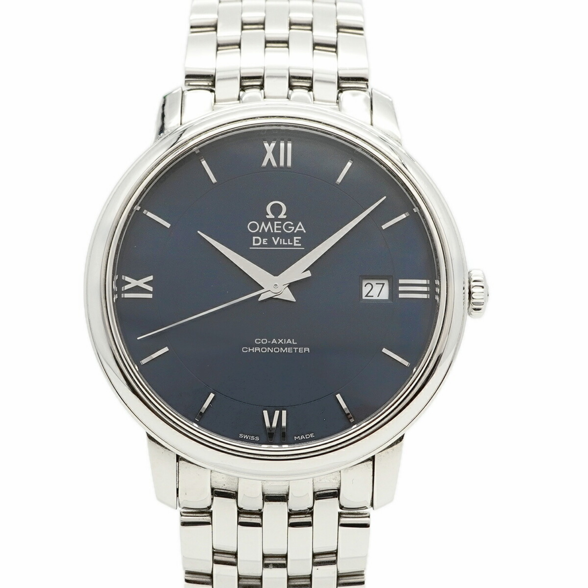 Omega De Ville 424.10.40.20.03.001 Navy Dial Men\'s Watch